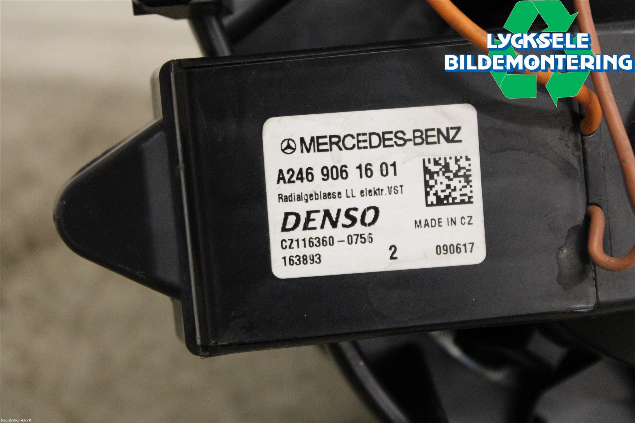 Mercedes-Benz MB CLA-KLASS (C117/X117) 13-19 Ac Värmefläkt