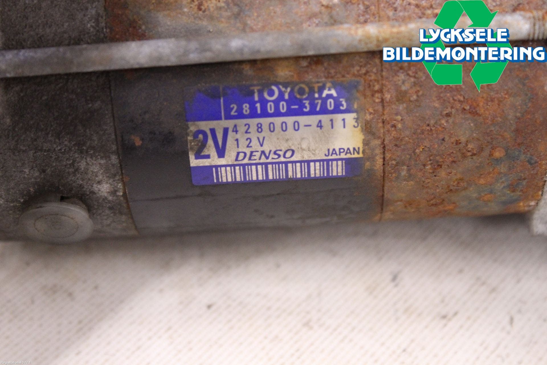 Toyota RAV4 13-18 Startmotor