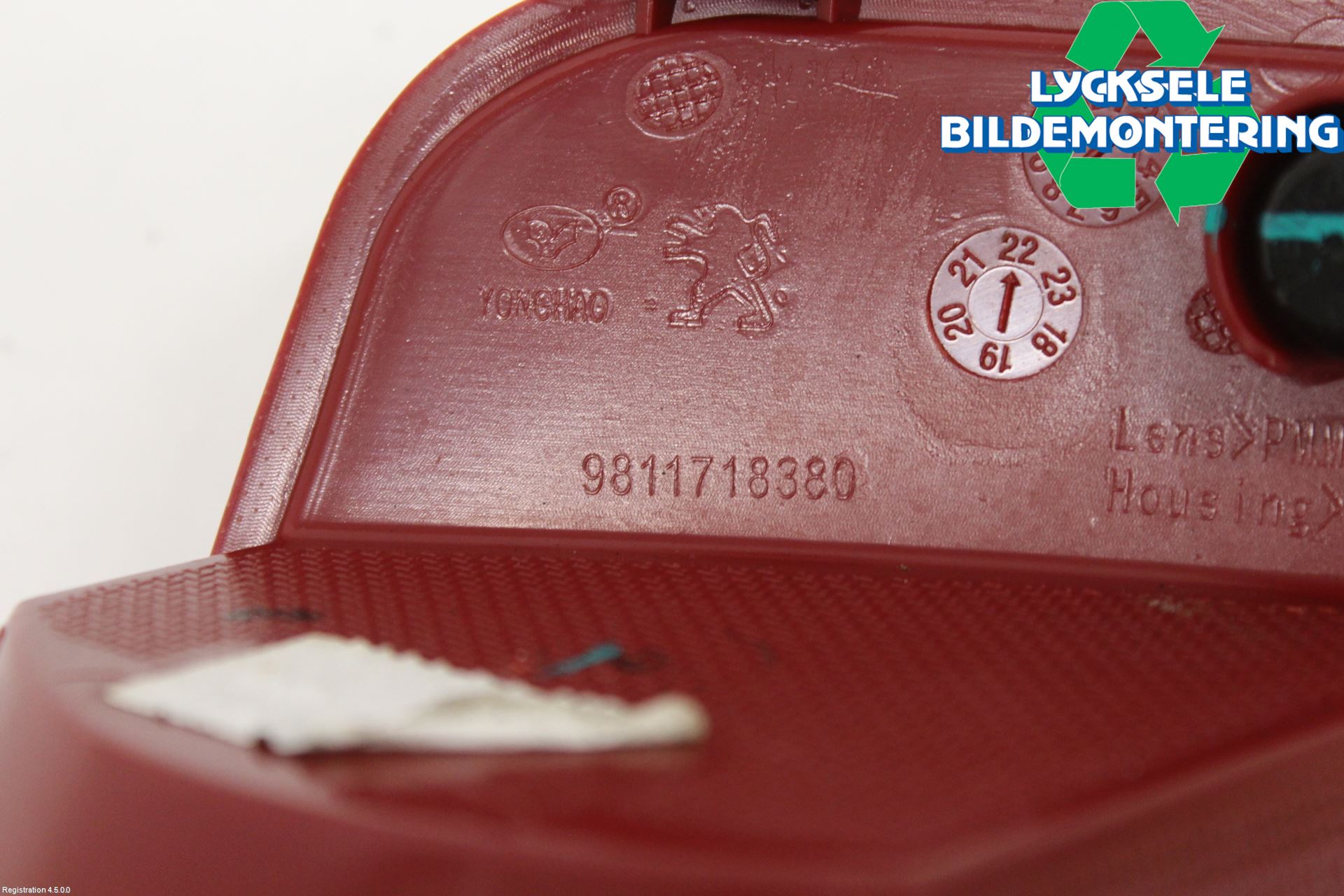 Peugeot 2008/E-2008 20- Dimljus/Reflex Bak