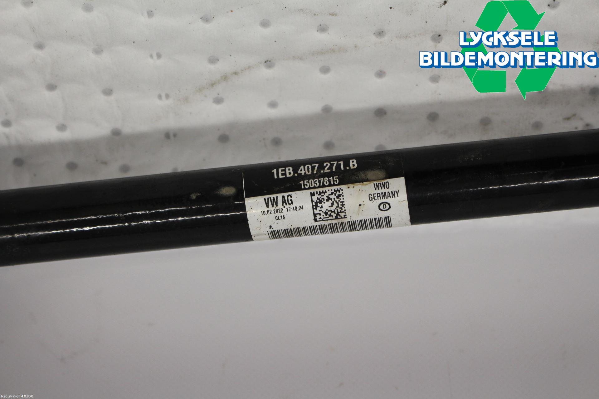 Volkswagen VW ID.4 21- Drivaxel Fram Vänster