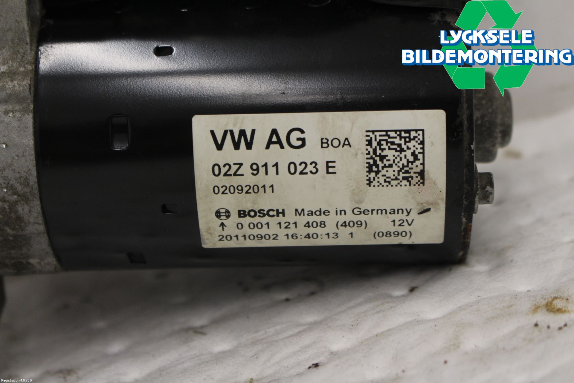 Volkswagen VW GOLF PLUS/CROSS GOLF 04-14 Startmotor