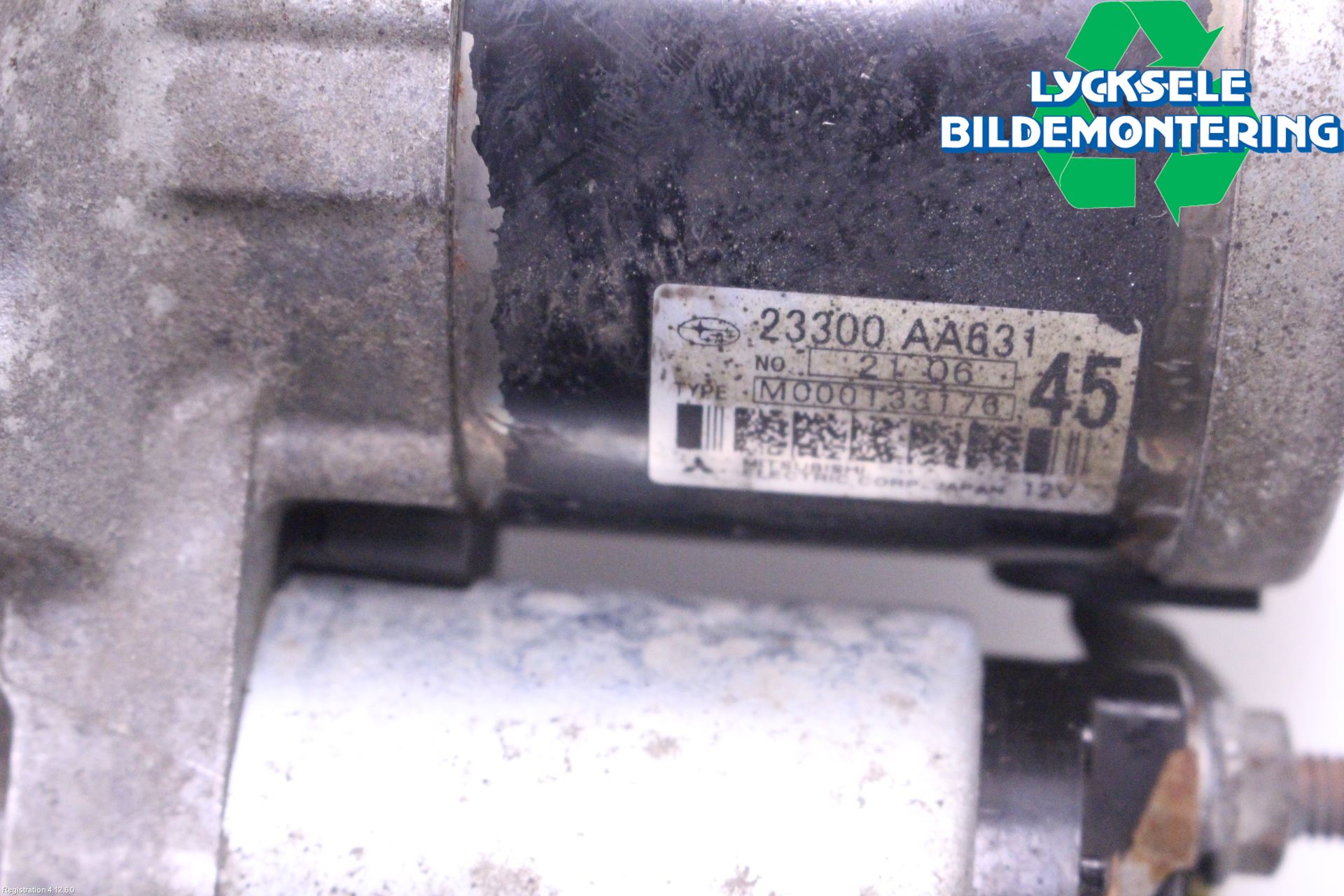 Subaru LEGACY 10-14 Startmotor Diesel