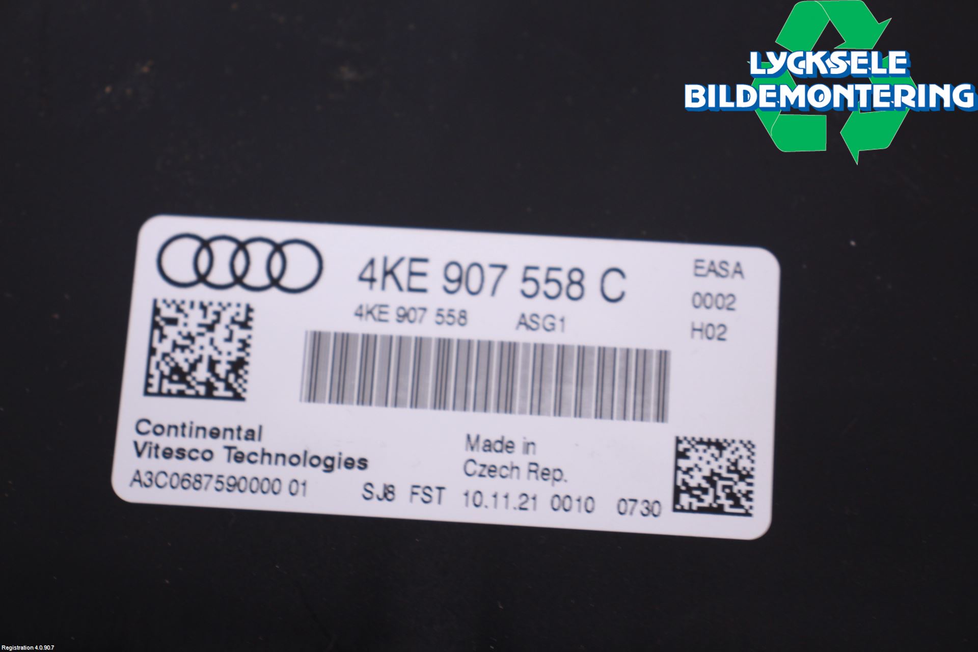 Audi E-TRON, S GE 19- Styrenhet Övrigt