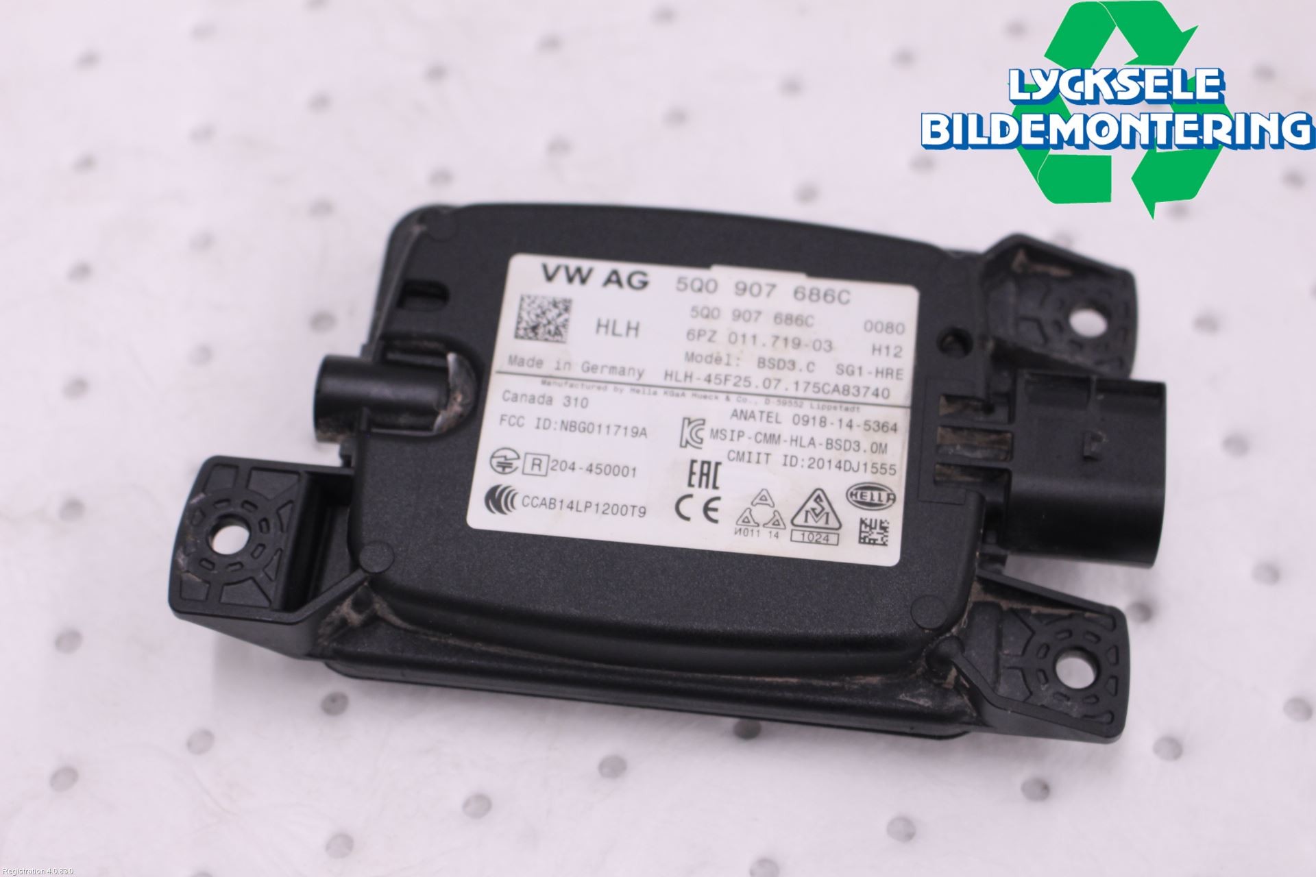 Skoda SUPERB 16-24 Sensor Aktivt Kollisionsskydd