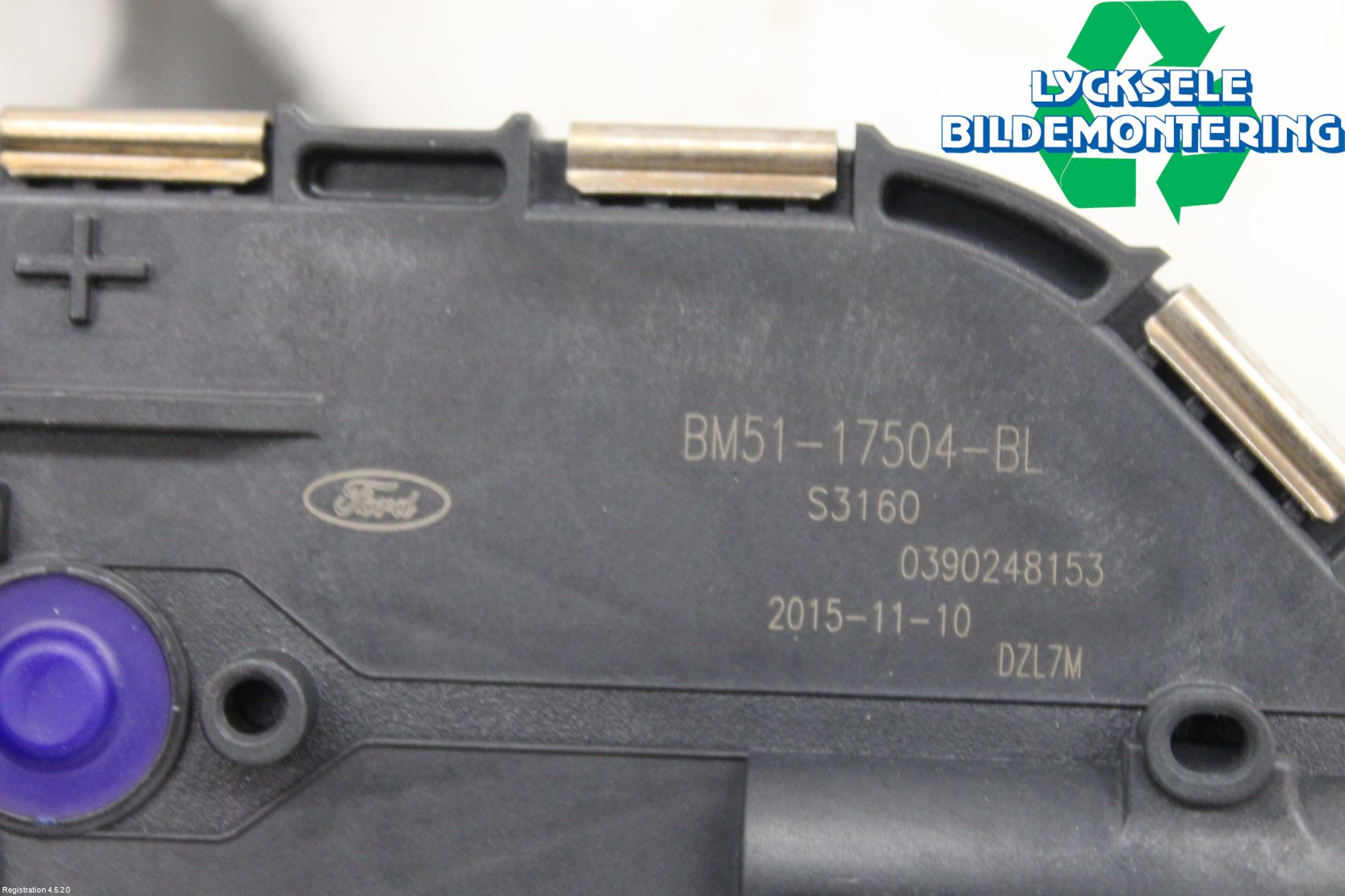 Ford FOCUS 15-18 Torkarmotor Vindruta