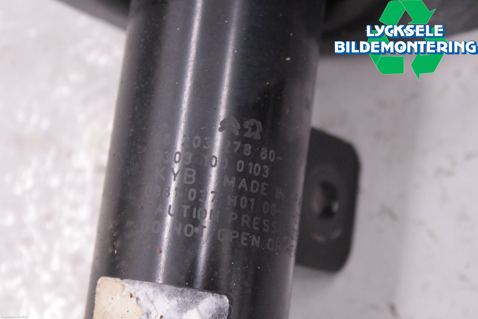 Peugeot 2008 13-20 Fjäderben Fram Vänster