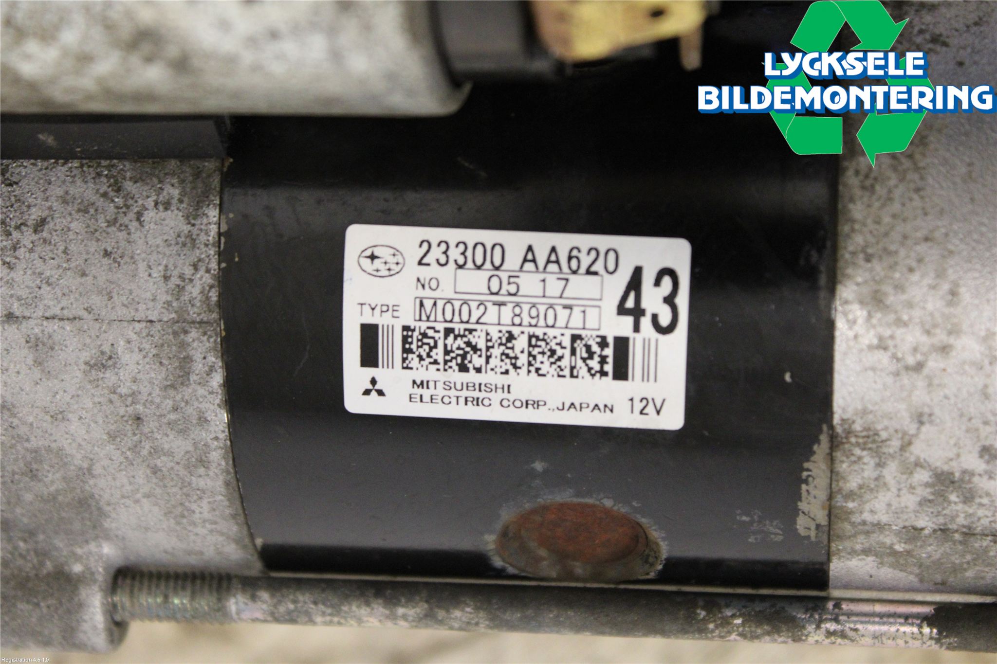 Subaru OUTBACK 10-15 Startmotor Diesel