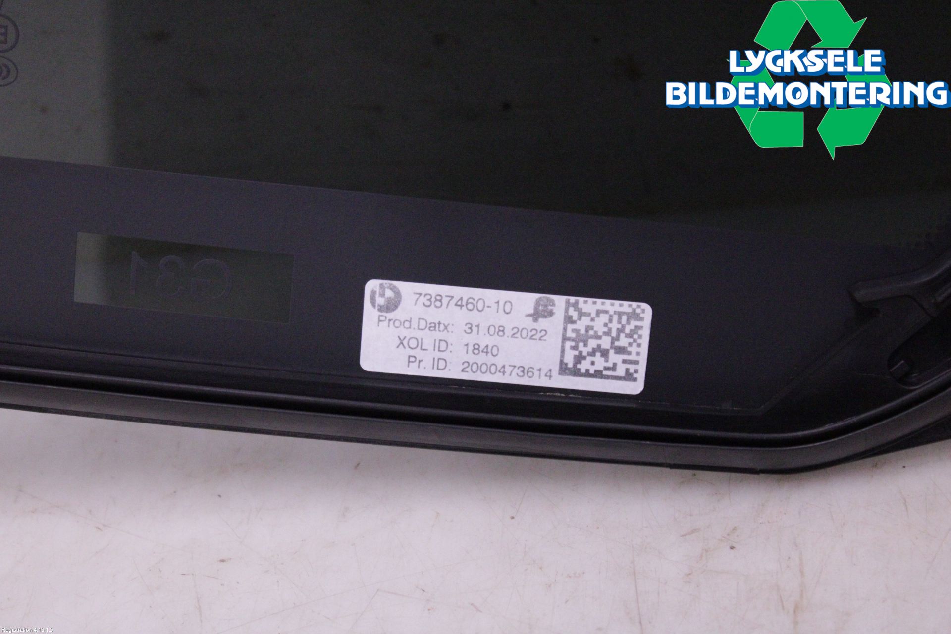 BMW 5 G30/G31/F90 17-23 Dörruta Bak Lilla Hö