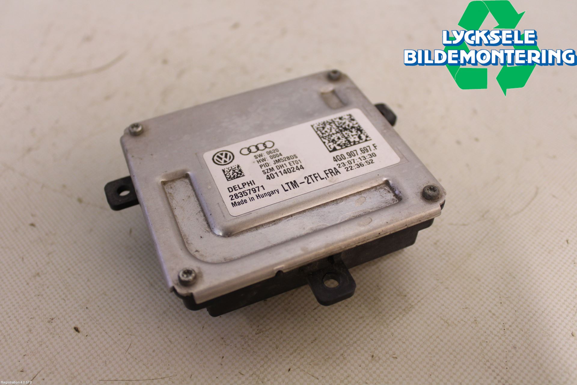 Skoda SUPERB 09-15 Styrenhet Strålkastare