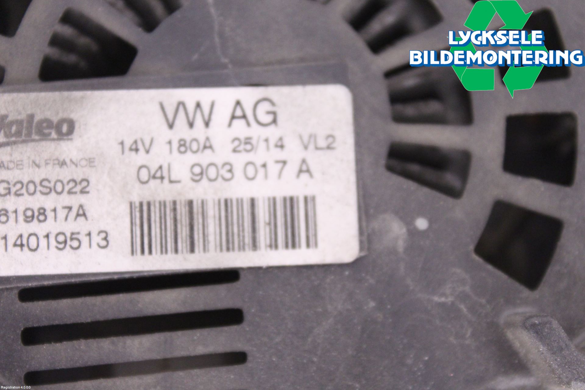 Audi A5 07-16 Generator