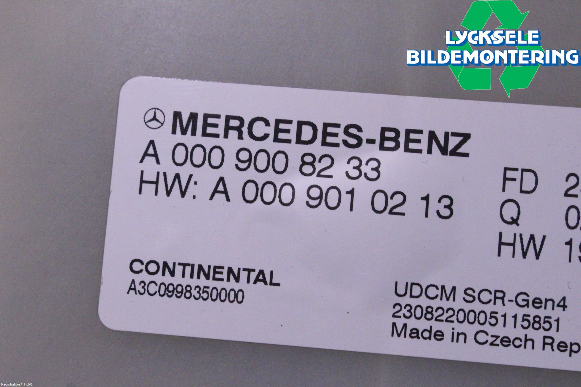 Mercedes-Benz MB E-KLASS (W214) 24- Styrenhet Avgasrening