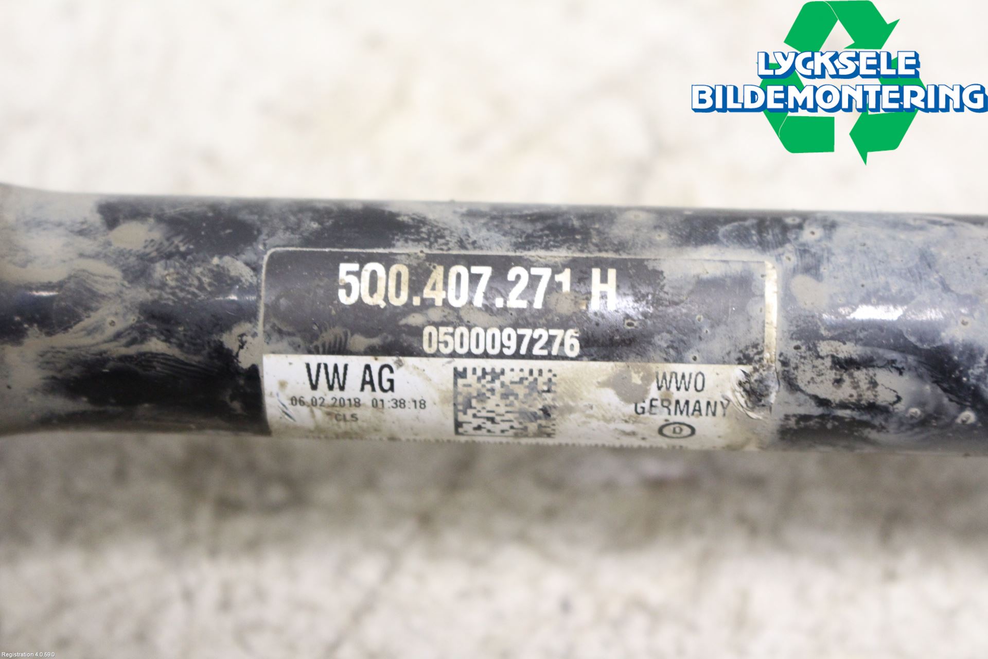 Volkswagen VW GOLF / E-GOLF VII 13-20 Drivaxel Fram Vänster