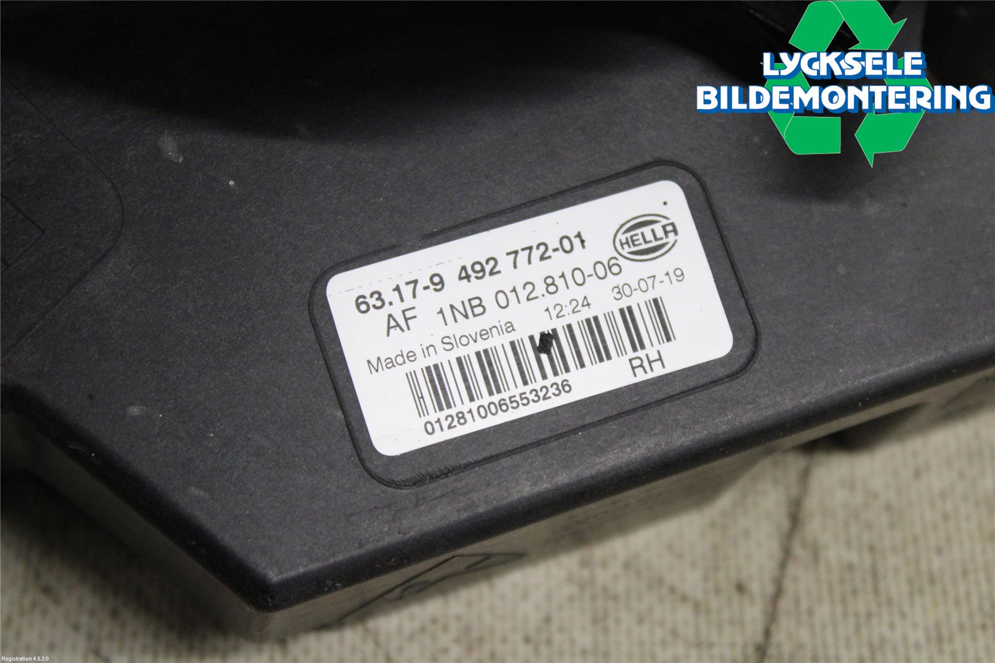 BMW X3 G01 18- Dimljus-Varselljus Fram