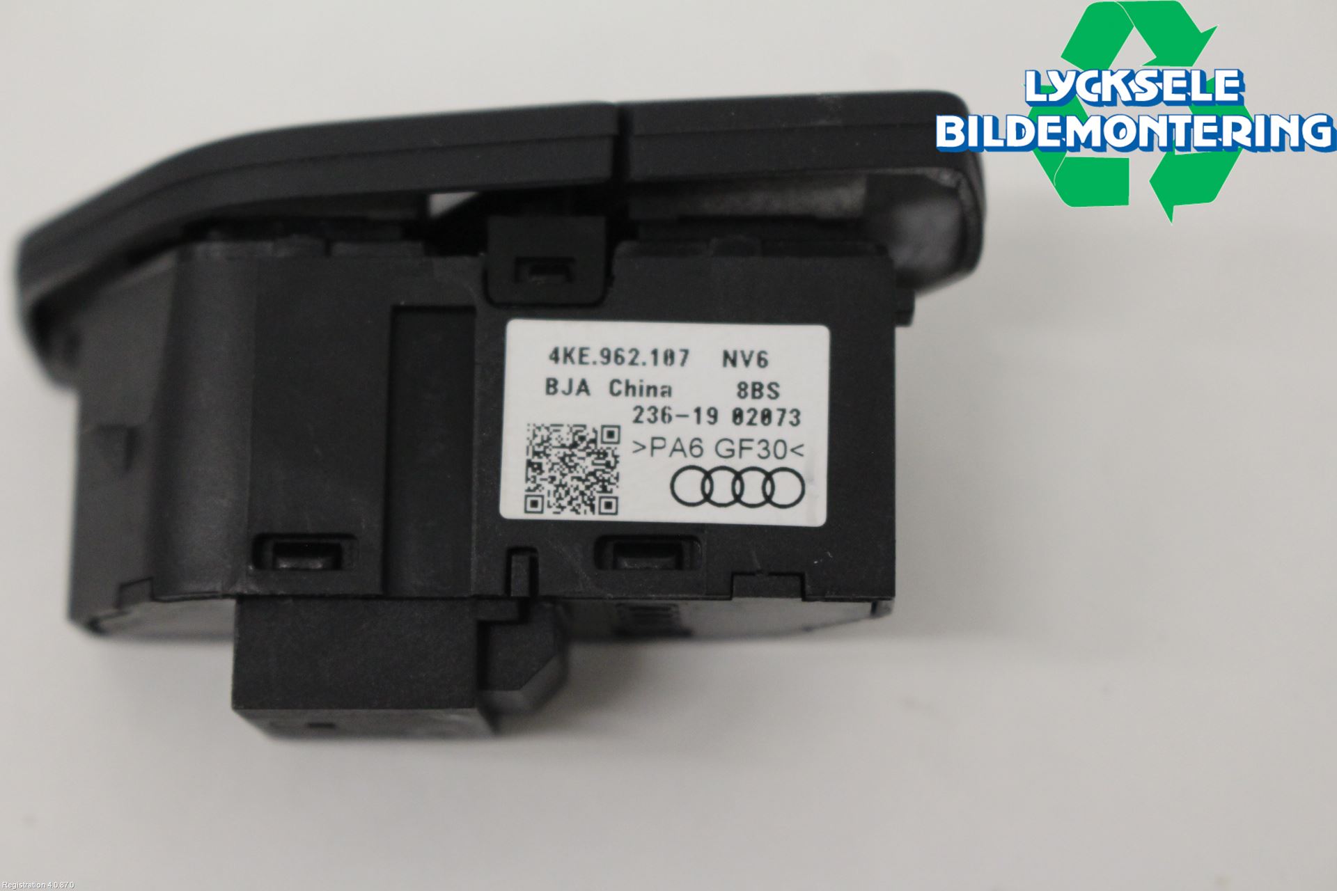 Audi E-TRON, S GE 19- Strömställare Centrallås