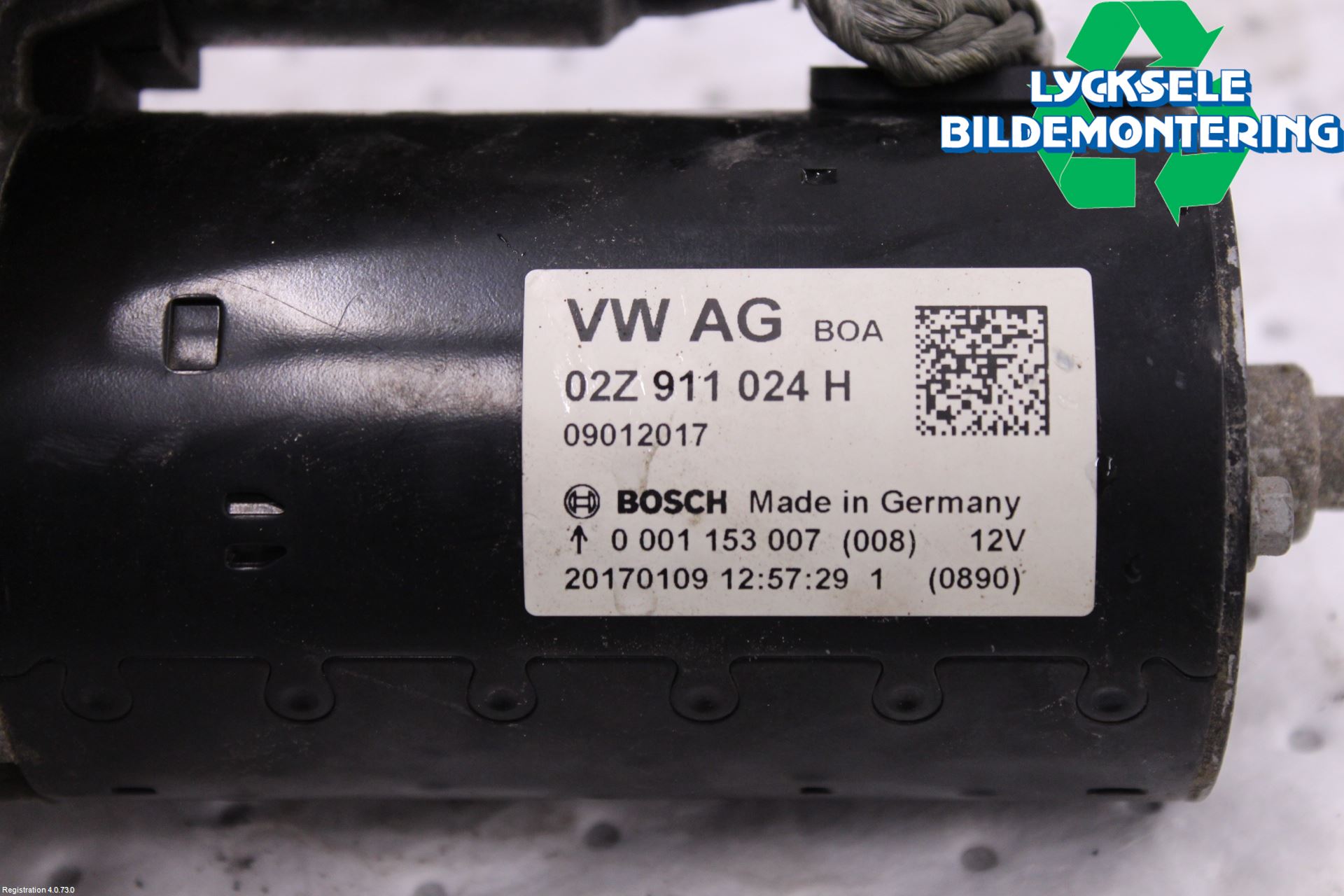 Volkswagen VW CADDY 16-20 Startmotor Diesel