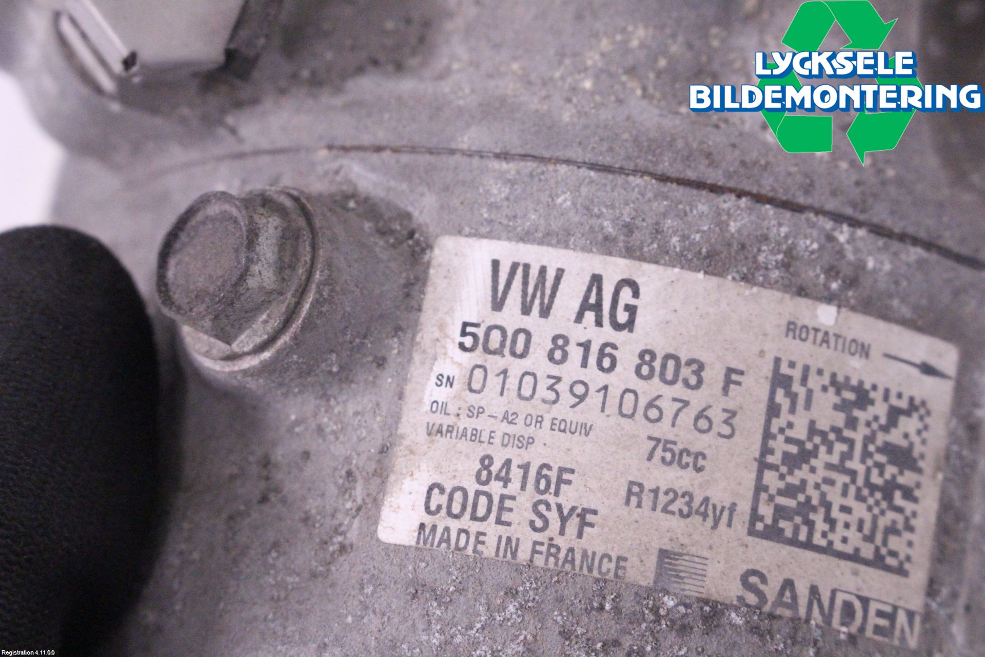 Volkswagen VW POLO 10-17 Ac Kompressor