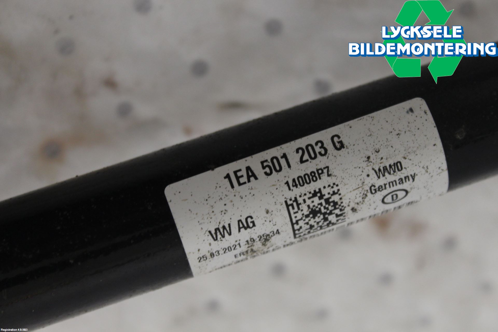 Volkswagen VW ID.3 21- Drivaxel Bak Vänster