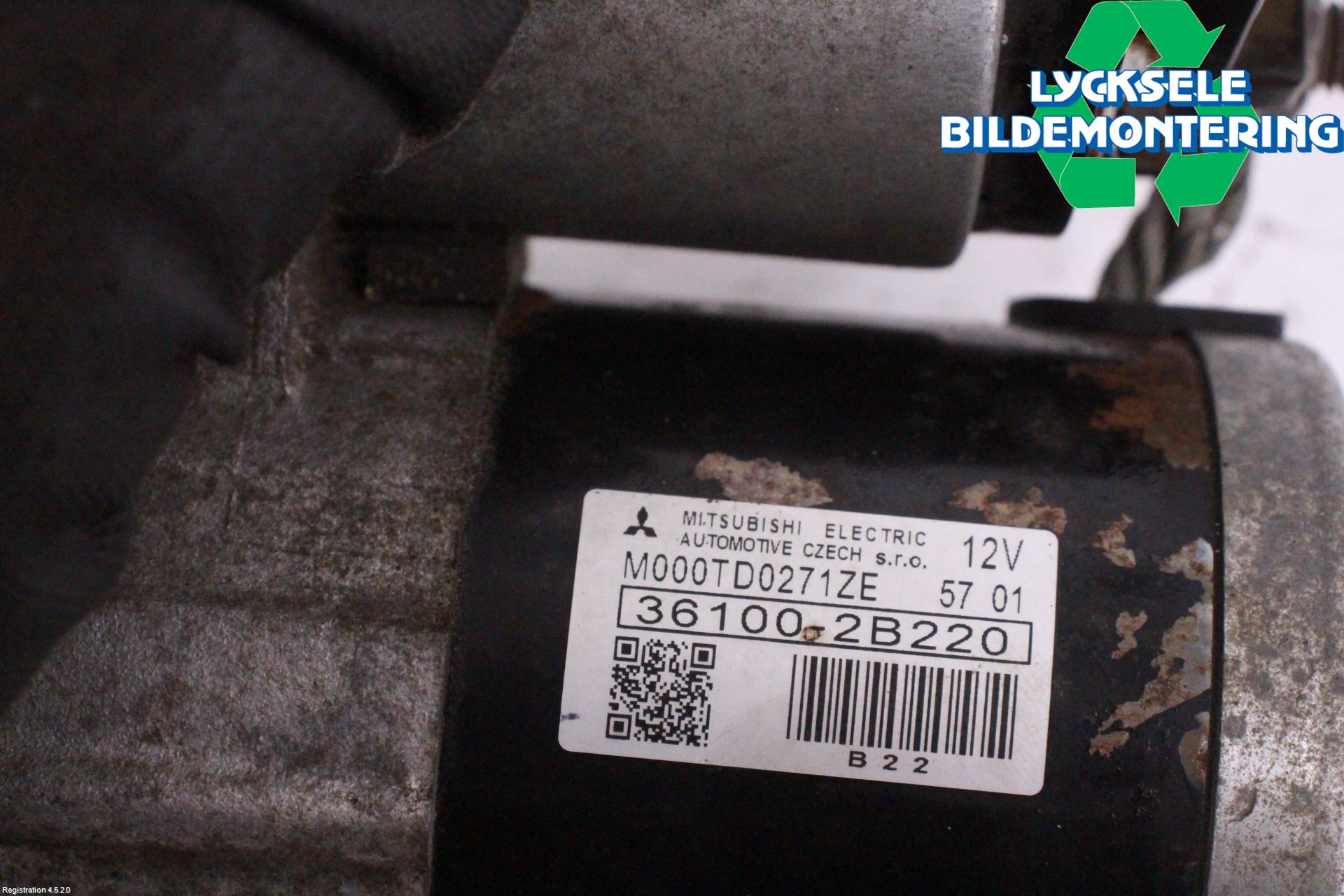 Kia VENGA 10-19 Startmotor