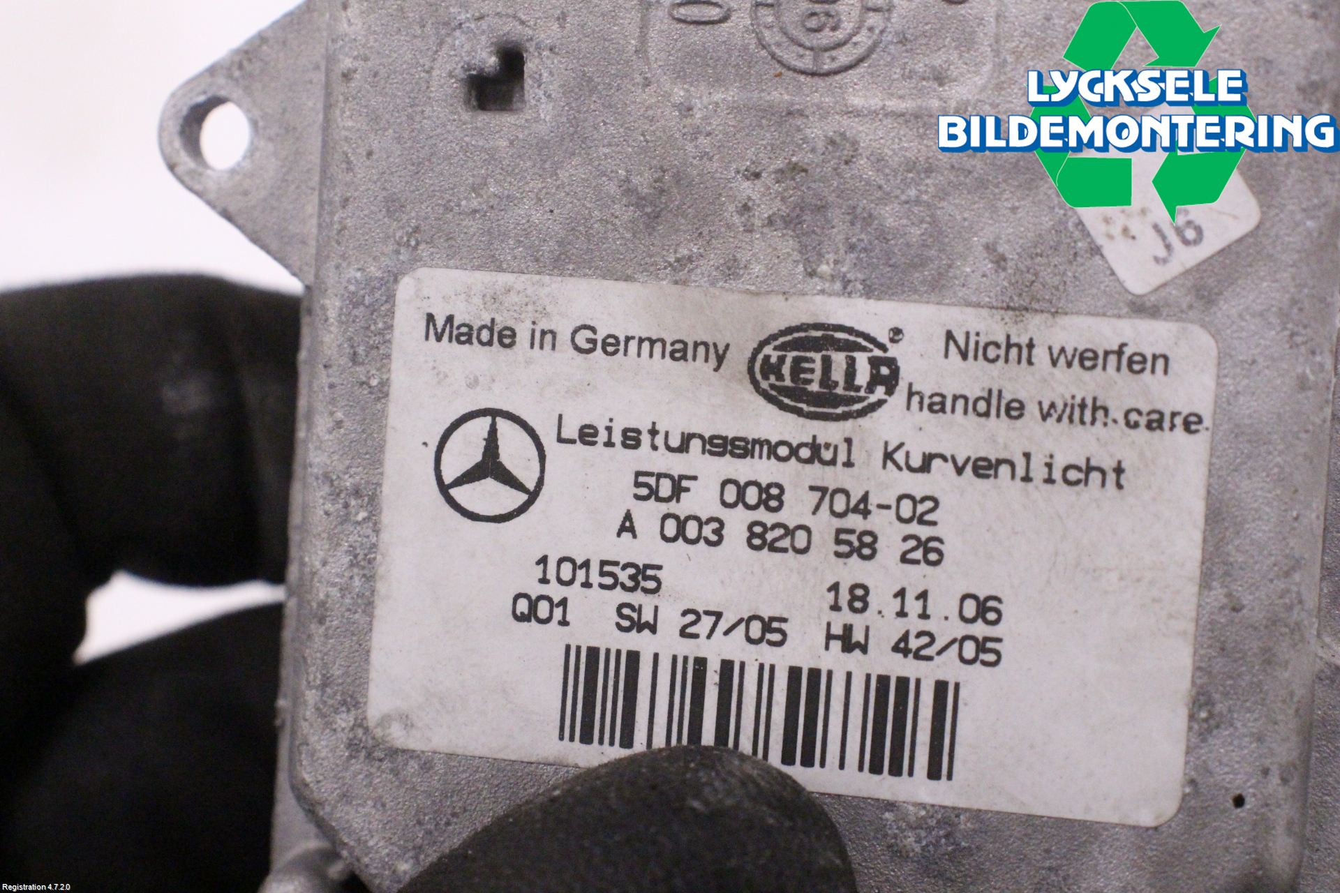 Mercedes-Benz MB ML (W164) 05-11 Styrenhet Strålkastare