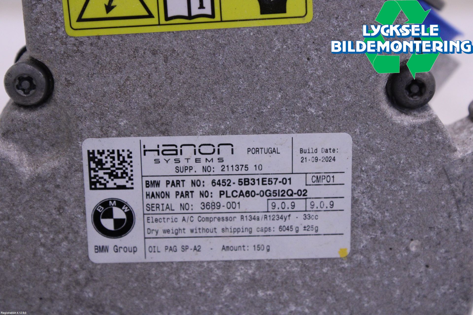 BMW 3 G20/G21/G80/G81 19- Ac Kompressor