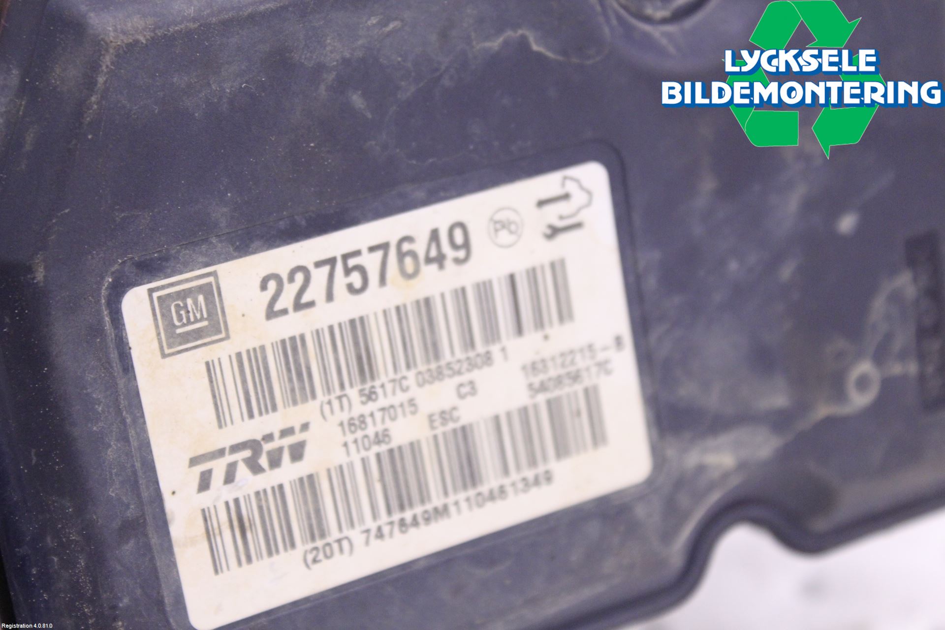 Opel INSIGNIA 09-16 Abs Hydraulaggregat