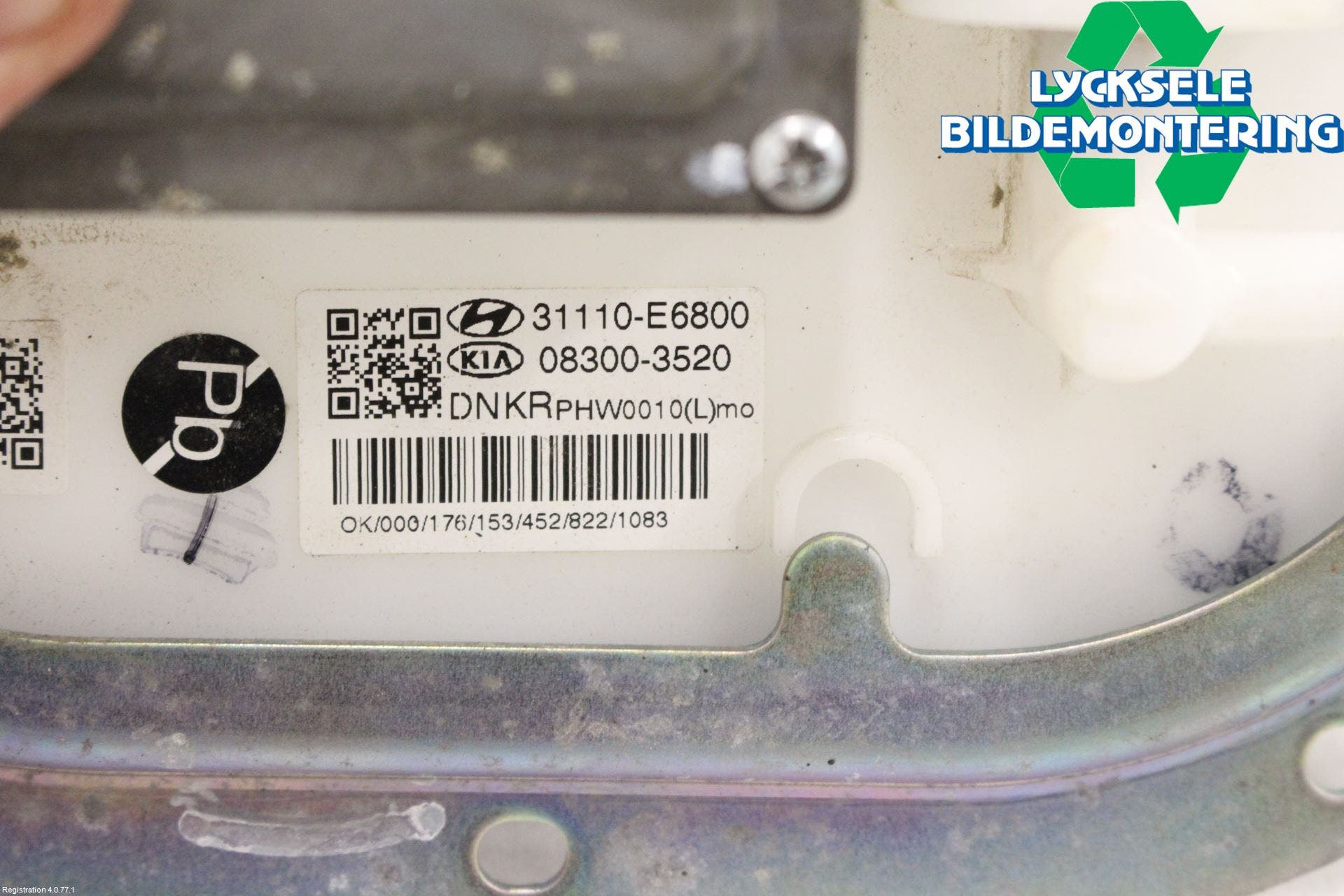 Kia OPTIMA 16-20 Bränslepump El