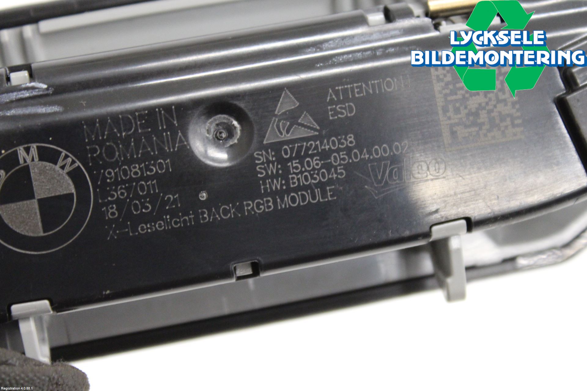 BMW 3 G20/G21/G80/G81 19- Innerbelysning