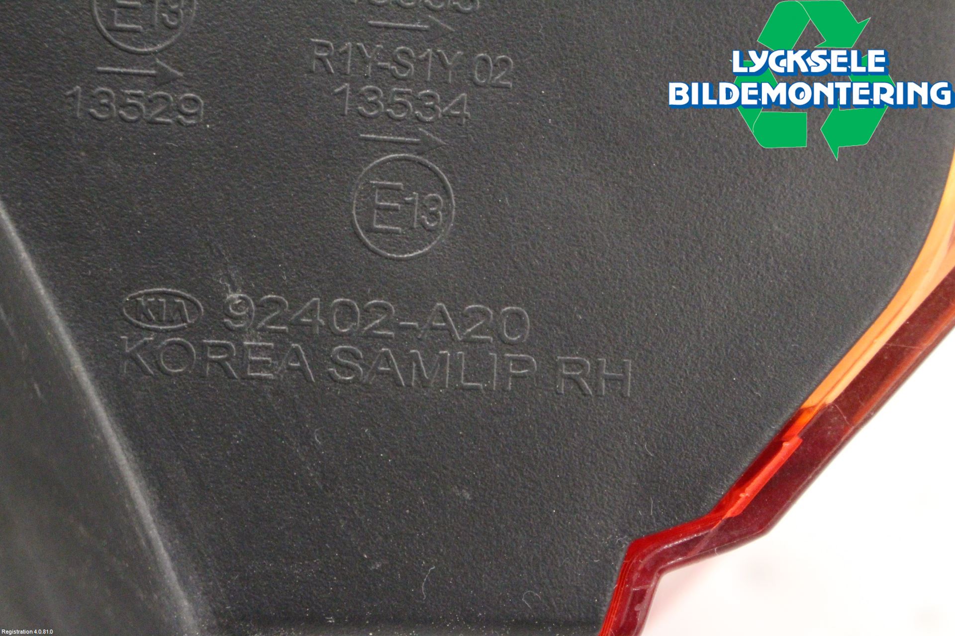 Kia CEED 12-18 Bakljus Höger