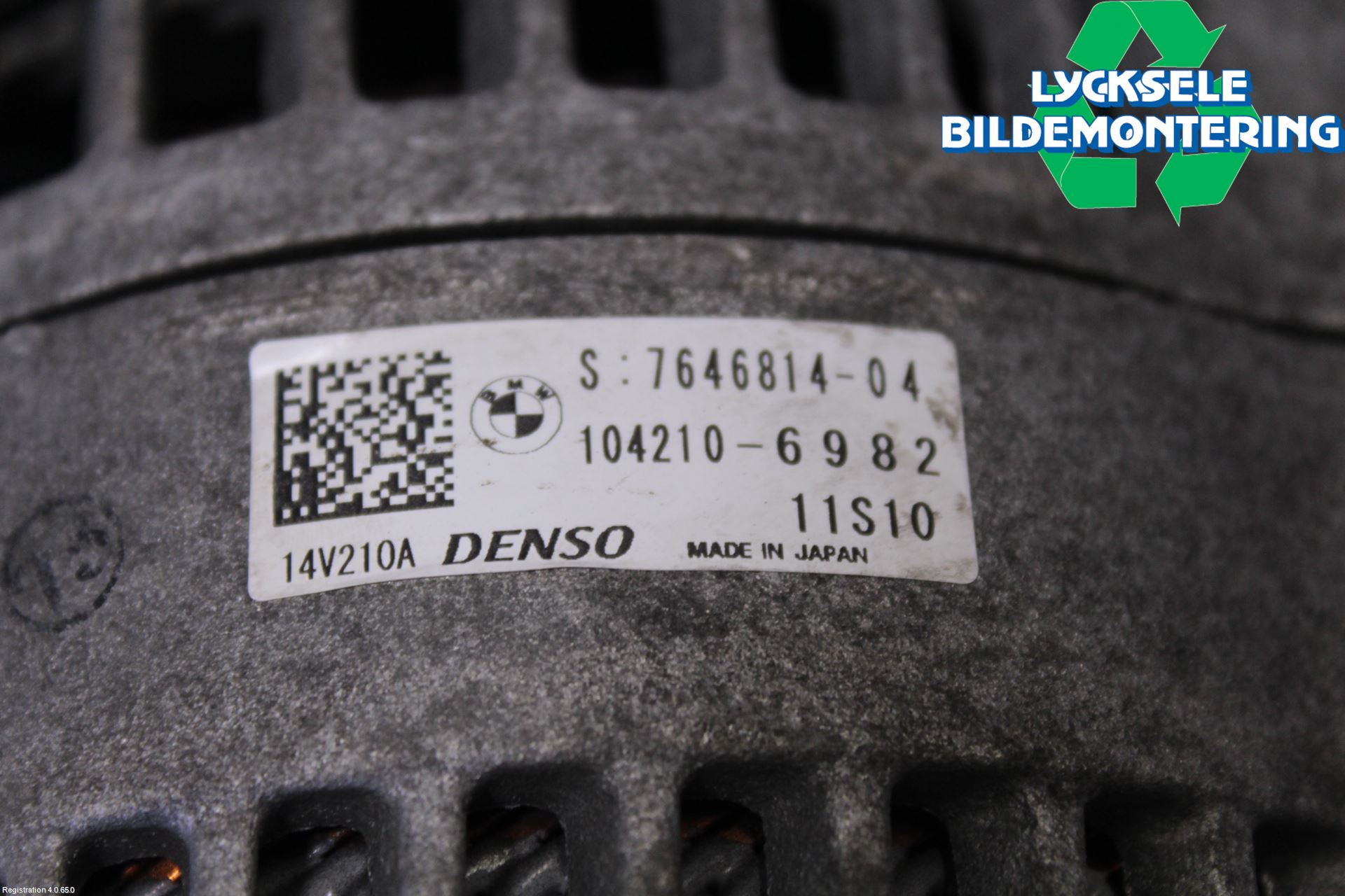 BMW X3 F25 10-17 Generator