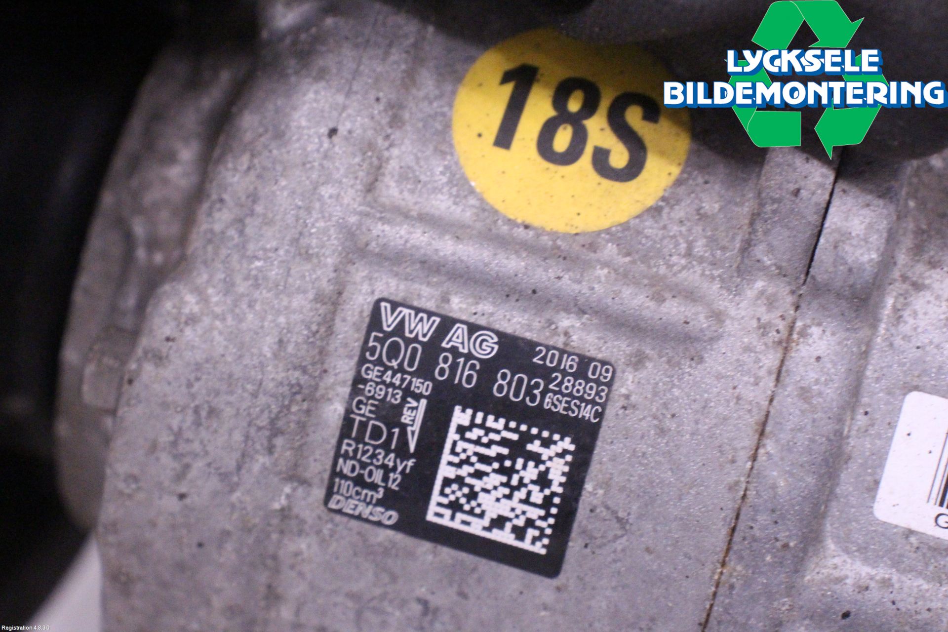 Volkswagen VW PASSAT 15-19 Ac Kompressor