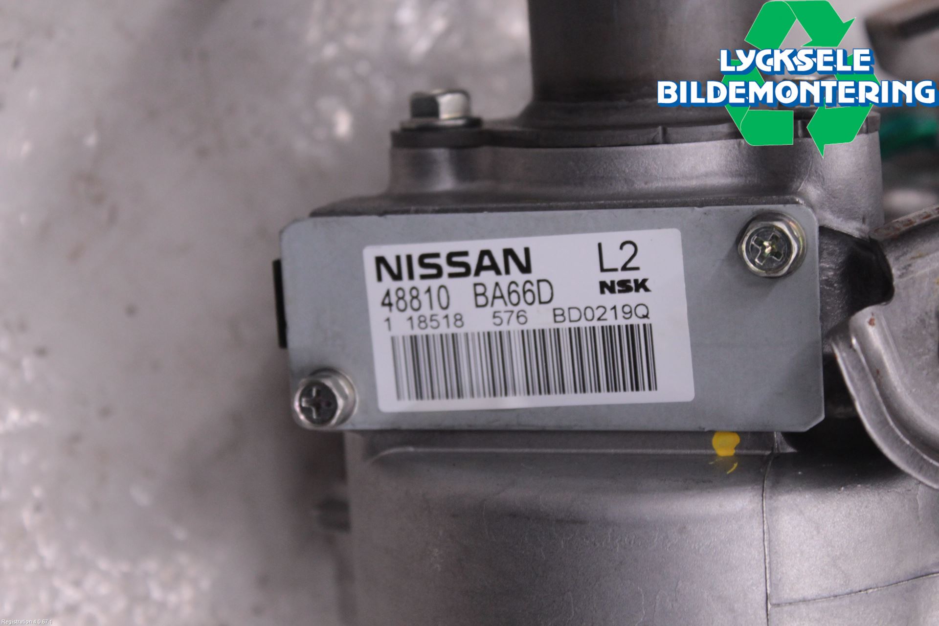 Nissan JUKE 14-19 Rattaxelagg Med Inb Servo