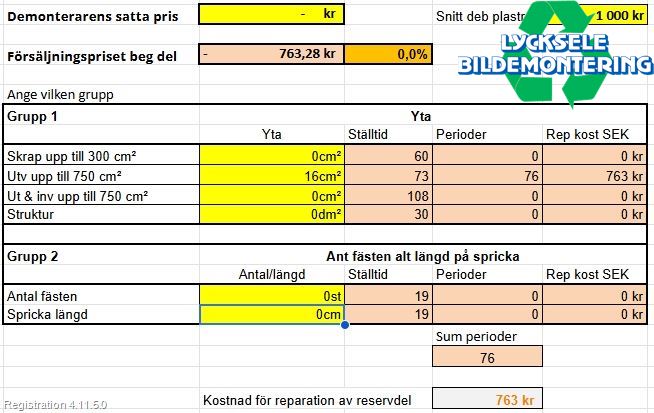 Lancia THEMA Stötfångarbeklädnad Bak