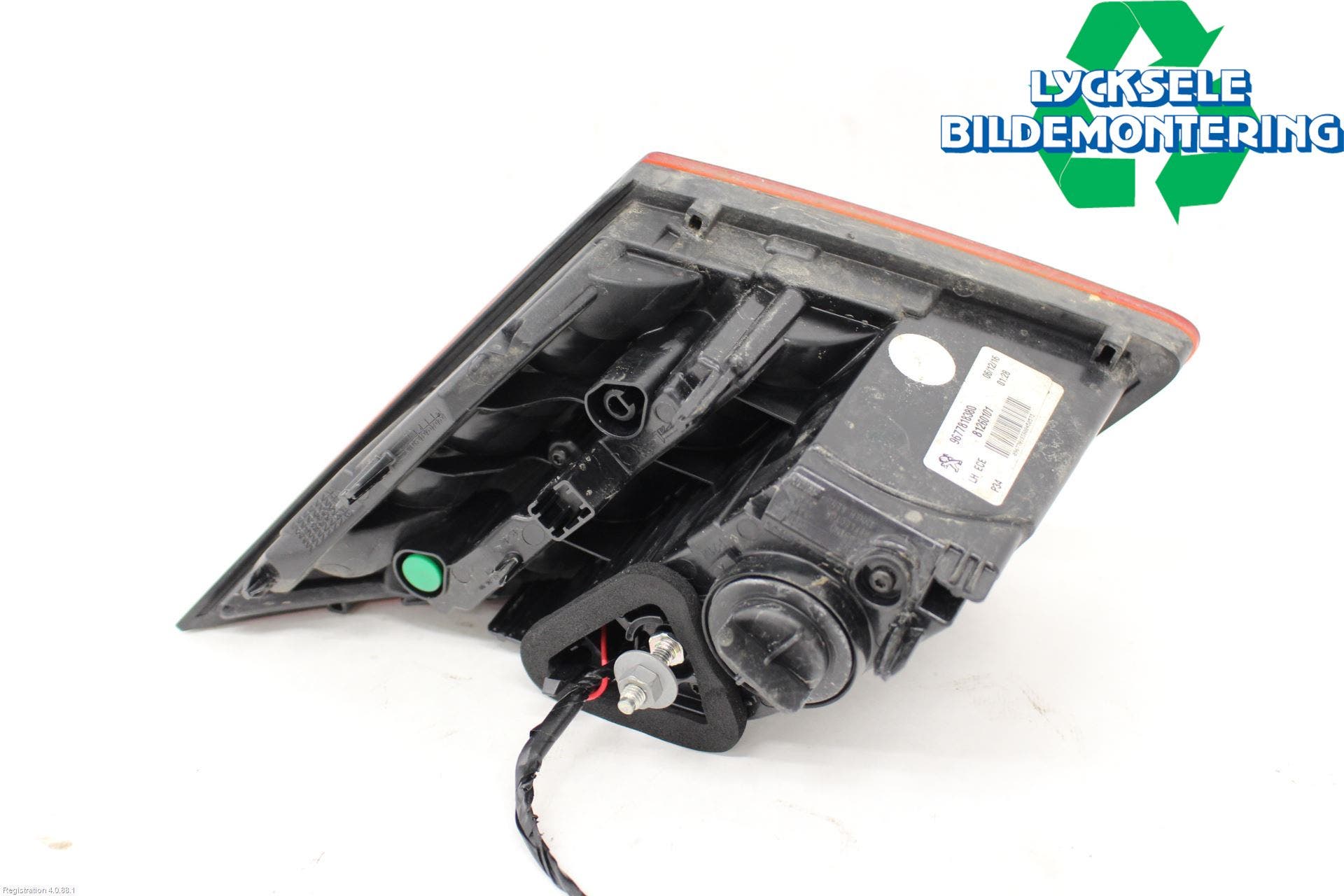 Peugeot 308 14-21 Bakljus Lucka Vä