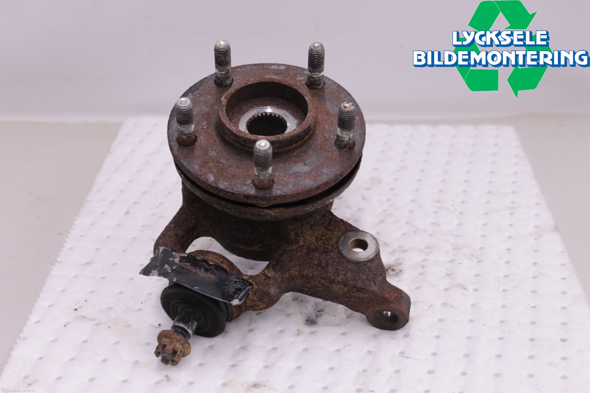 Hyundai i30 FD 07-12 Styrspindel Lagerhus Vä