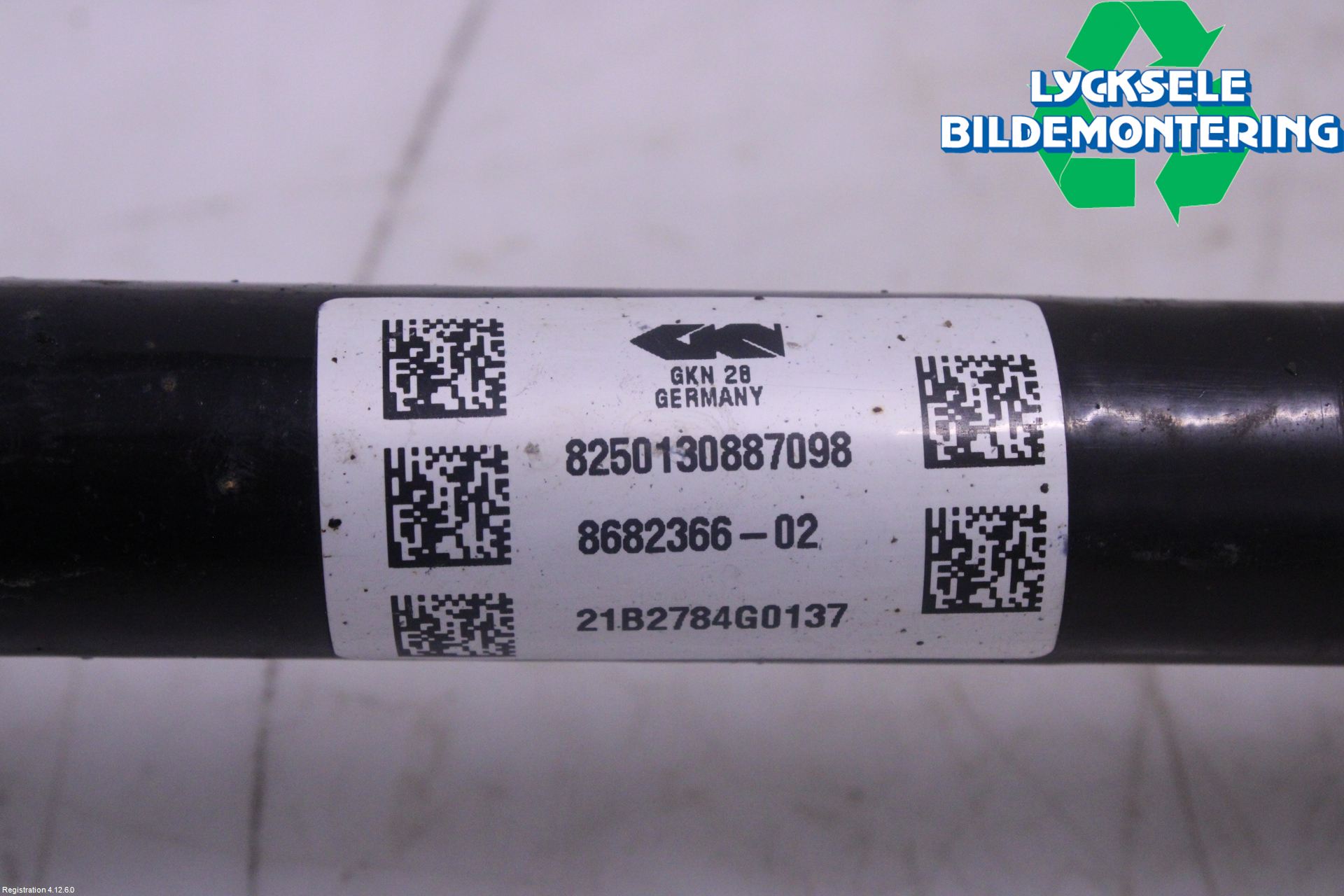 BMW 3 G20/G21/G80/G81 19- Drivaxel Fram Höger