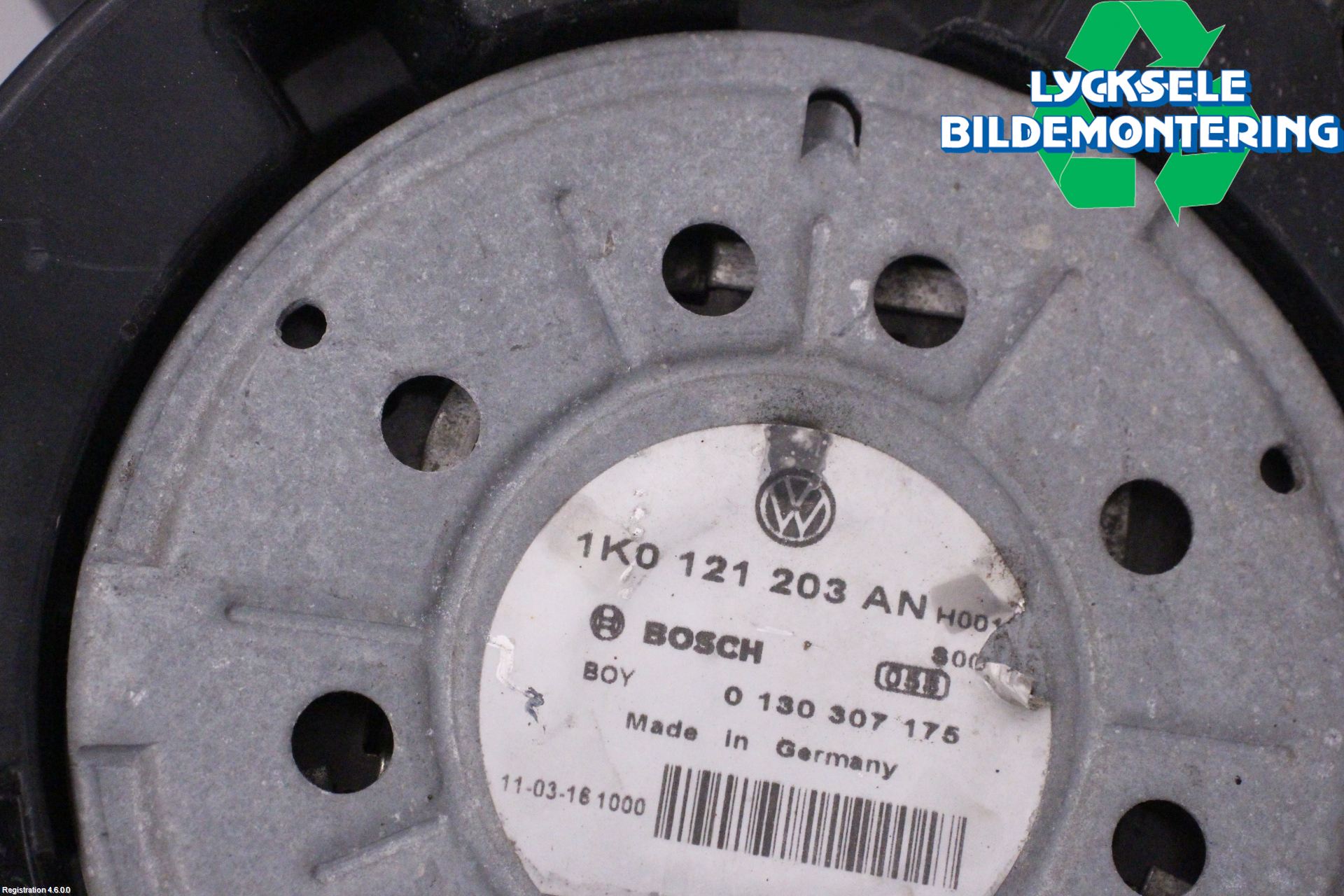 Volkswagen VW CADDY 11-15 Kylfläkt El