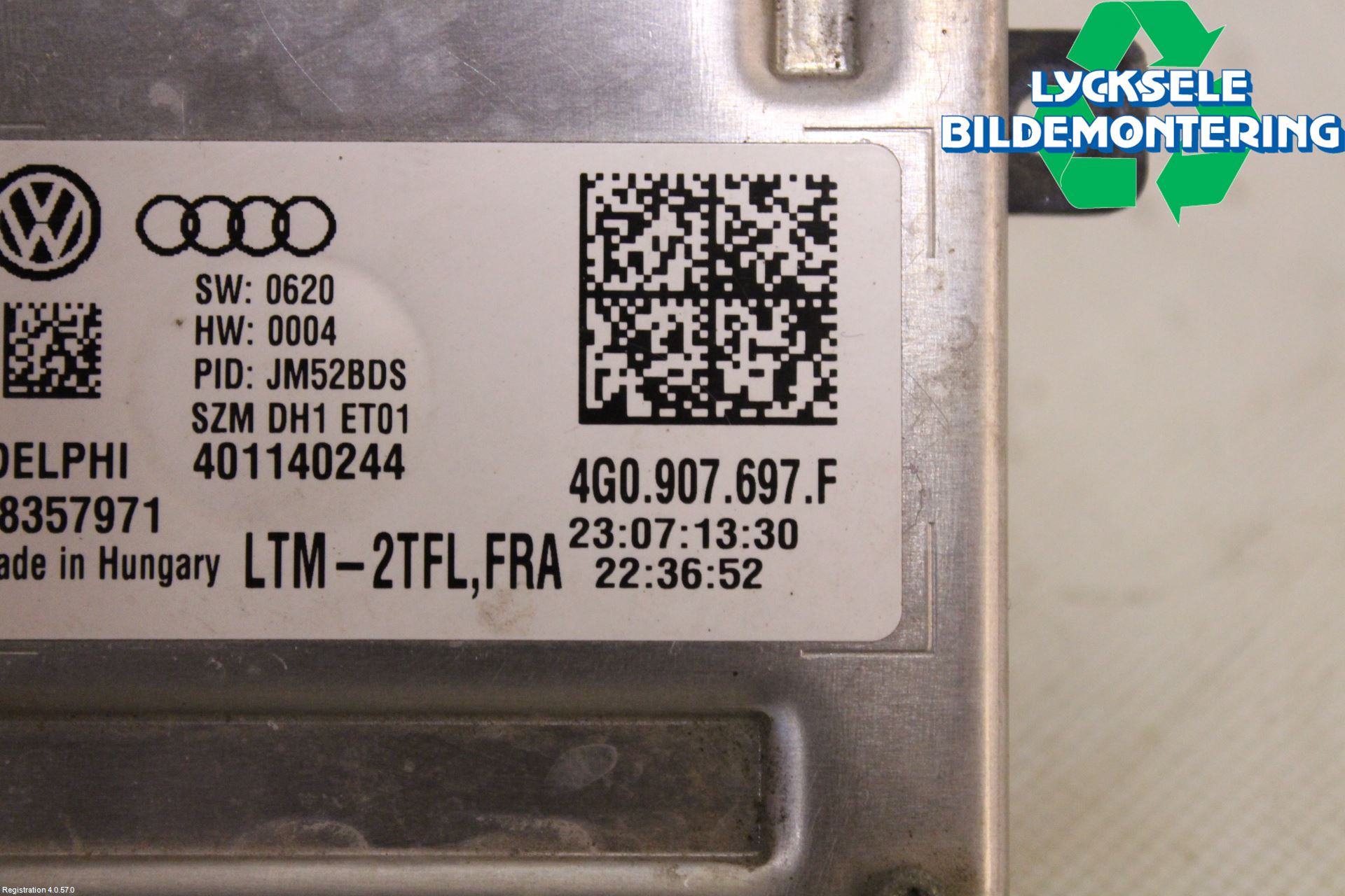 Skoda SUPERB 09-15 Styrenhet Strålkastare