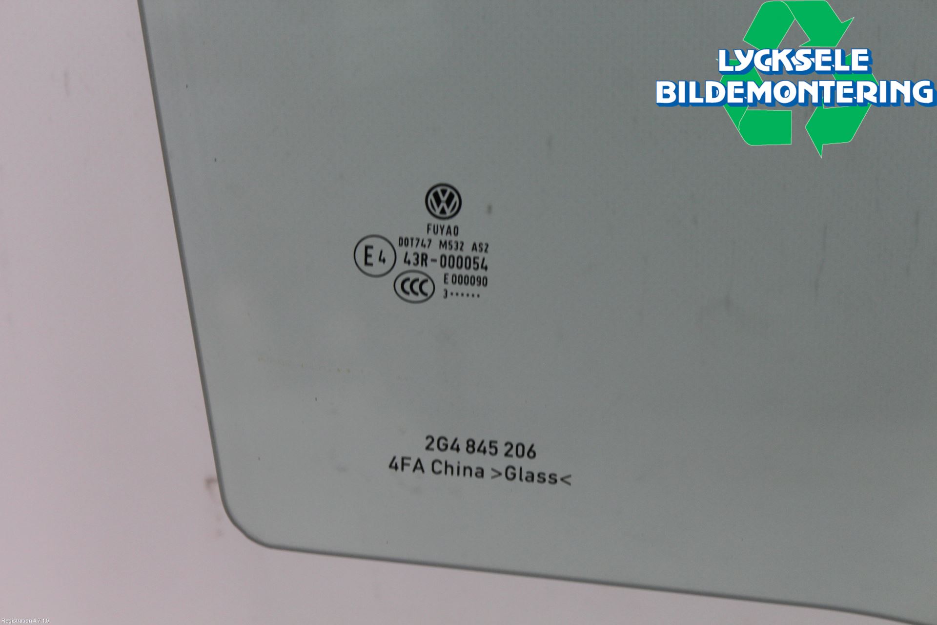 Volkswagen VW TAIGO 22- Dörruta Bak Höger