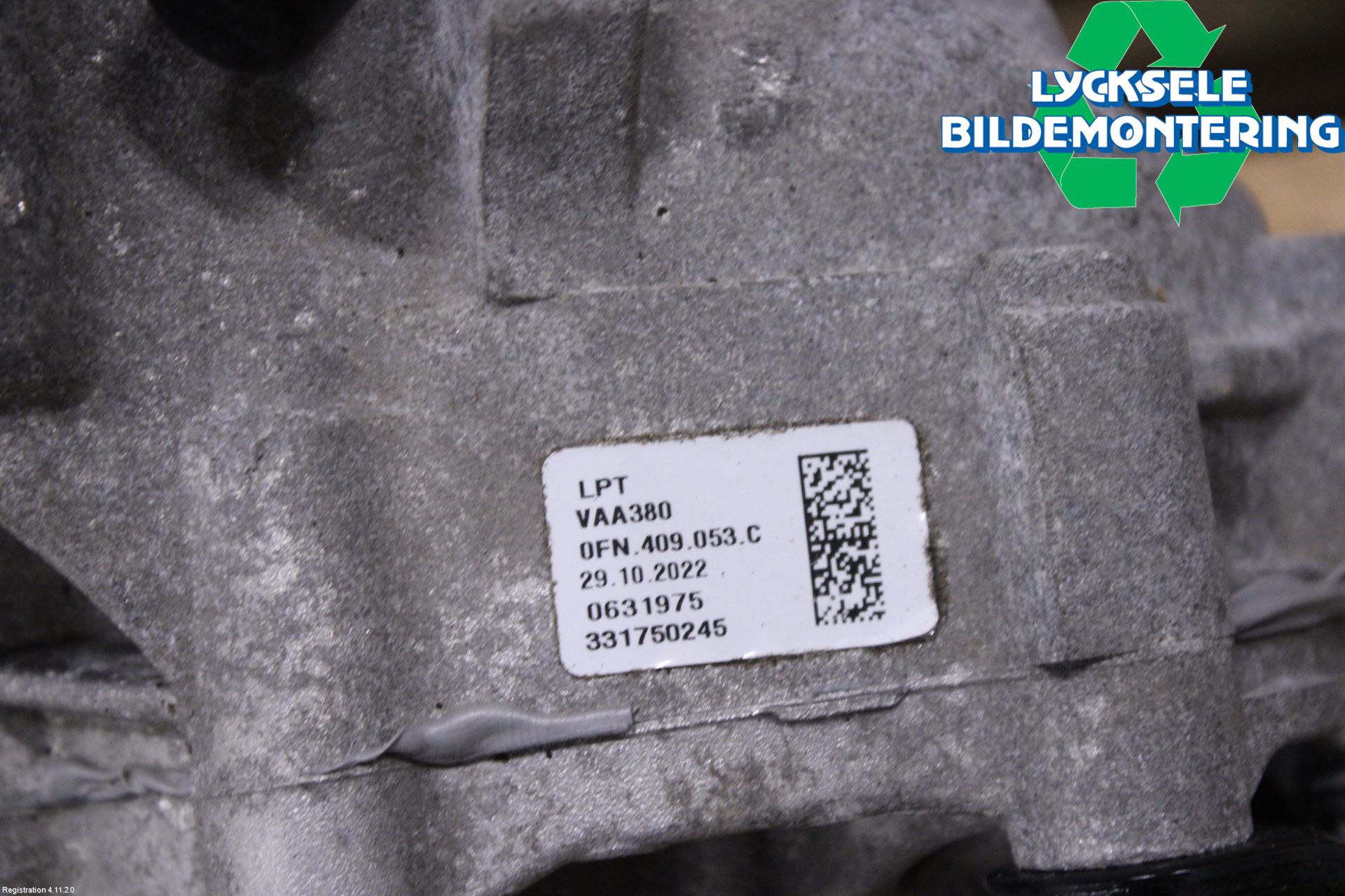 Volkswagen VW GOLF / E-GOLF VIII 20- Växel Fördelningslåda