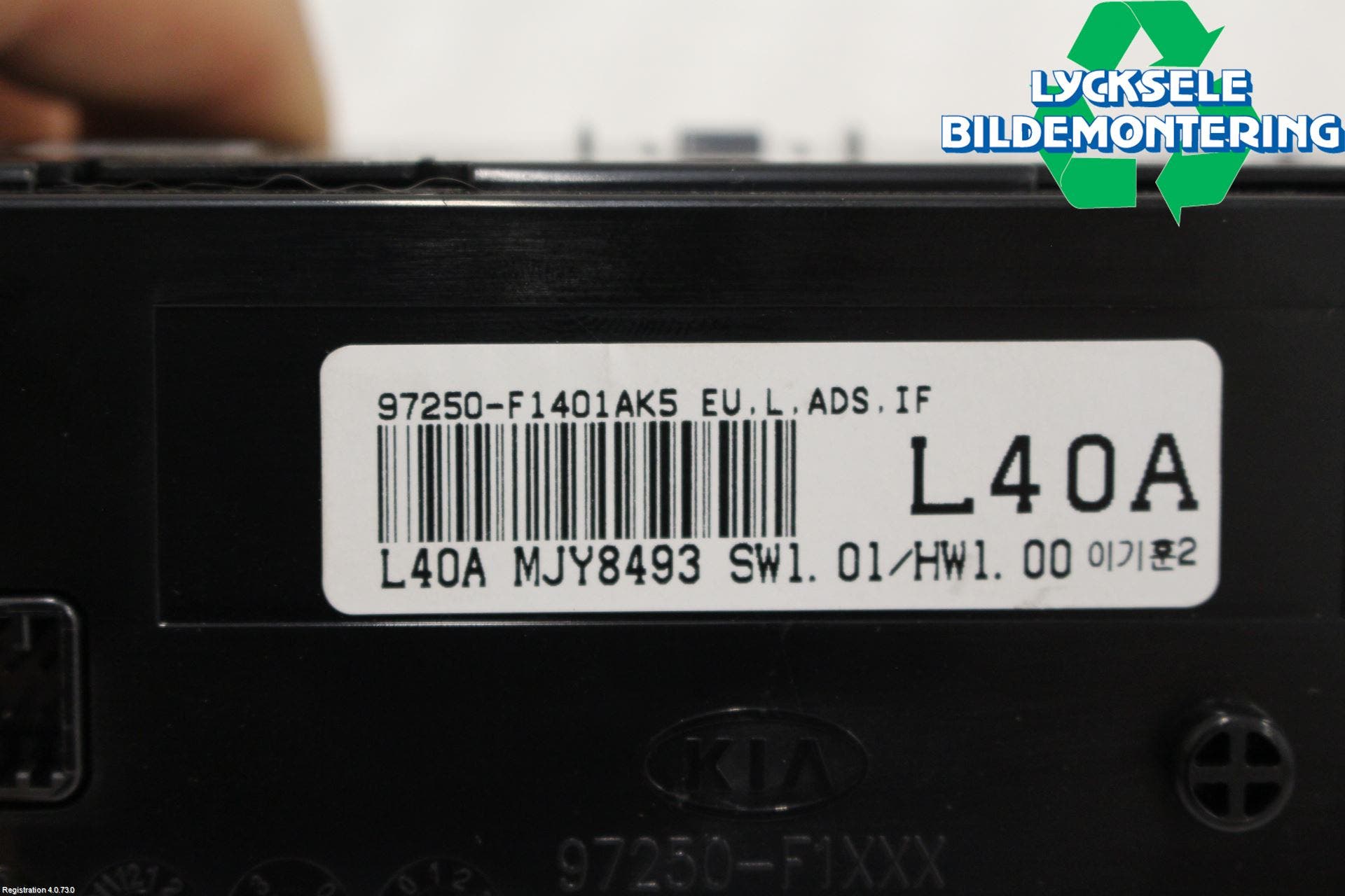 Kia SPORTAGE (QL) 16-21 Ac Styrenhet Ac Manöveren