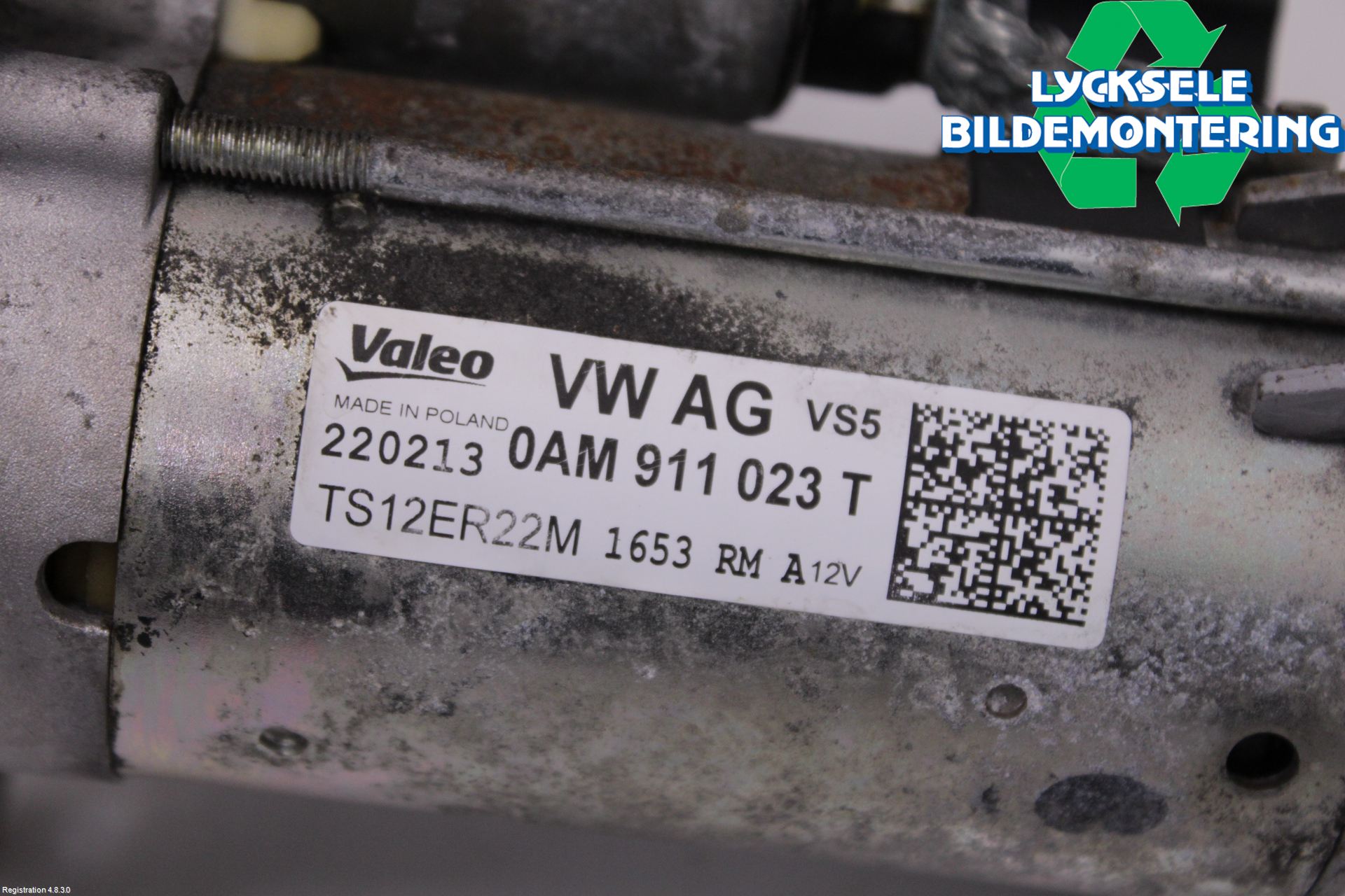 Volkswagen VW TOURAN 10-15 Startmotor