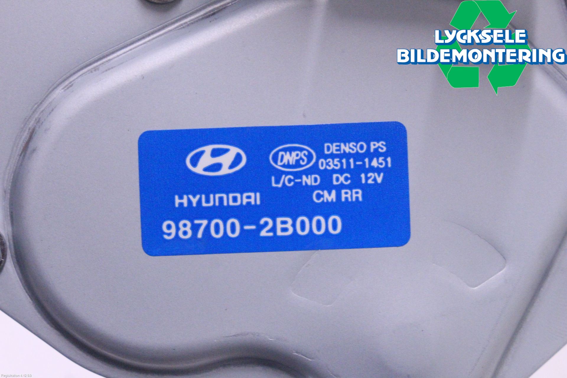 Hyundai SANTA FE  06-12 Torkarmotor Baklucka