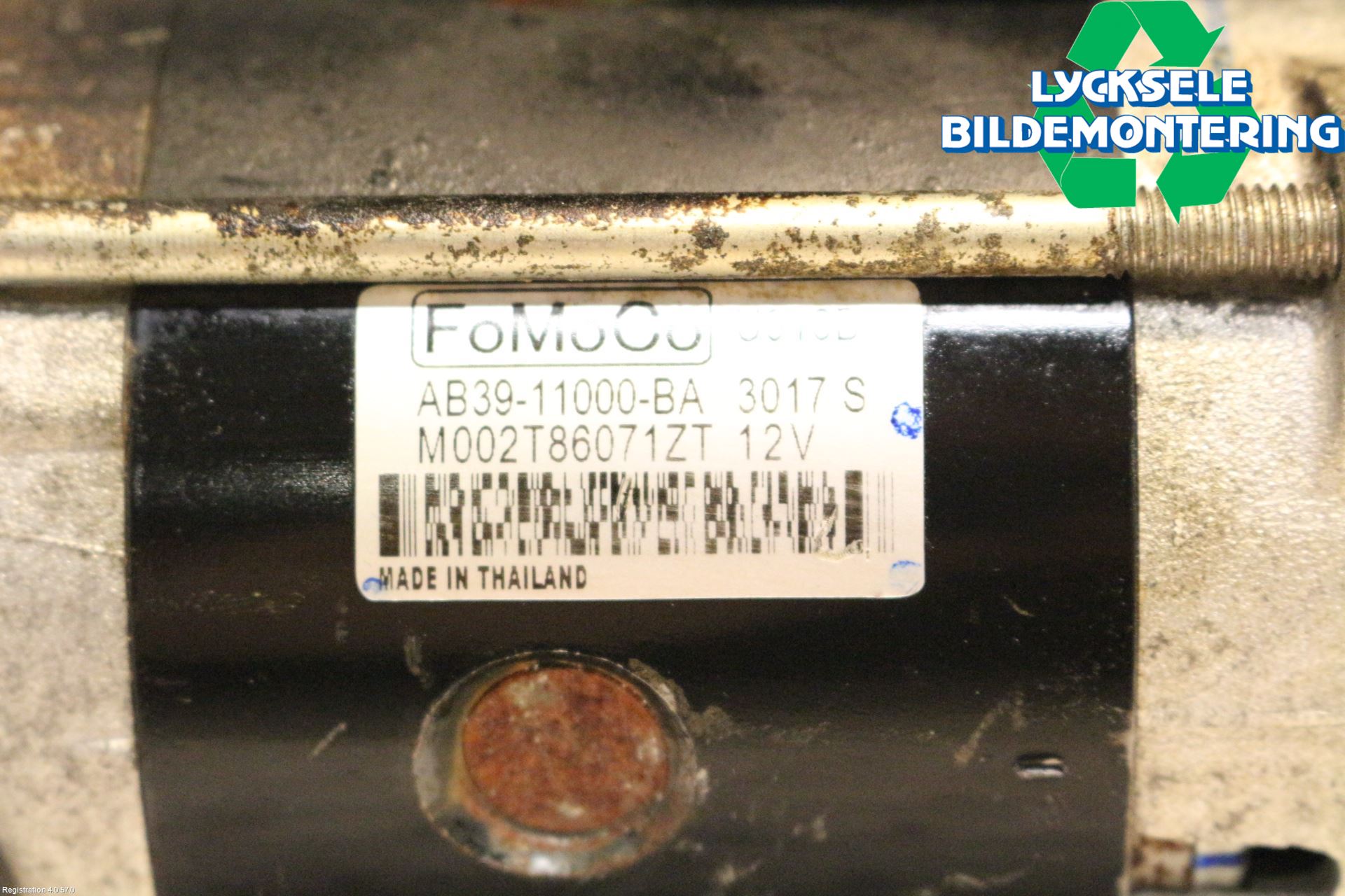 Ford RANGER EU 12-23 Startmotor Diesel