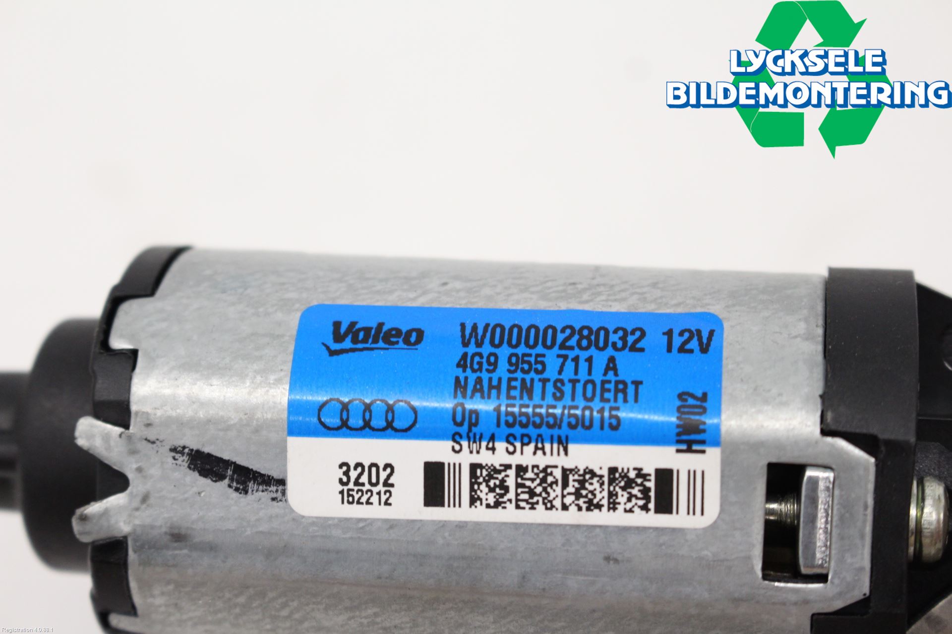 Audi A6/S6 4G 11-18 Torkarmotor Baklucka