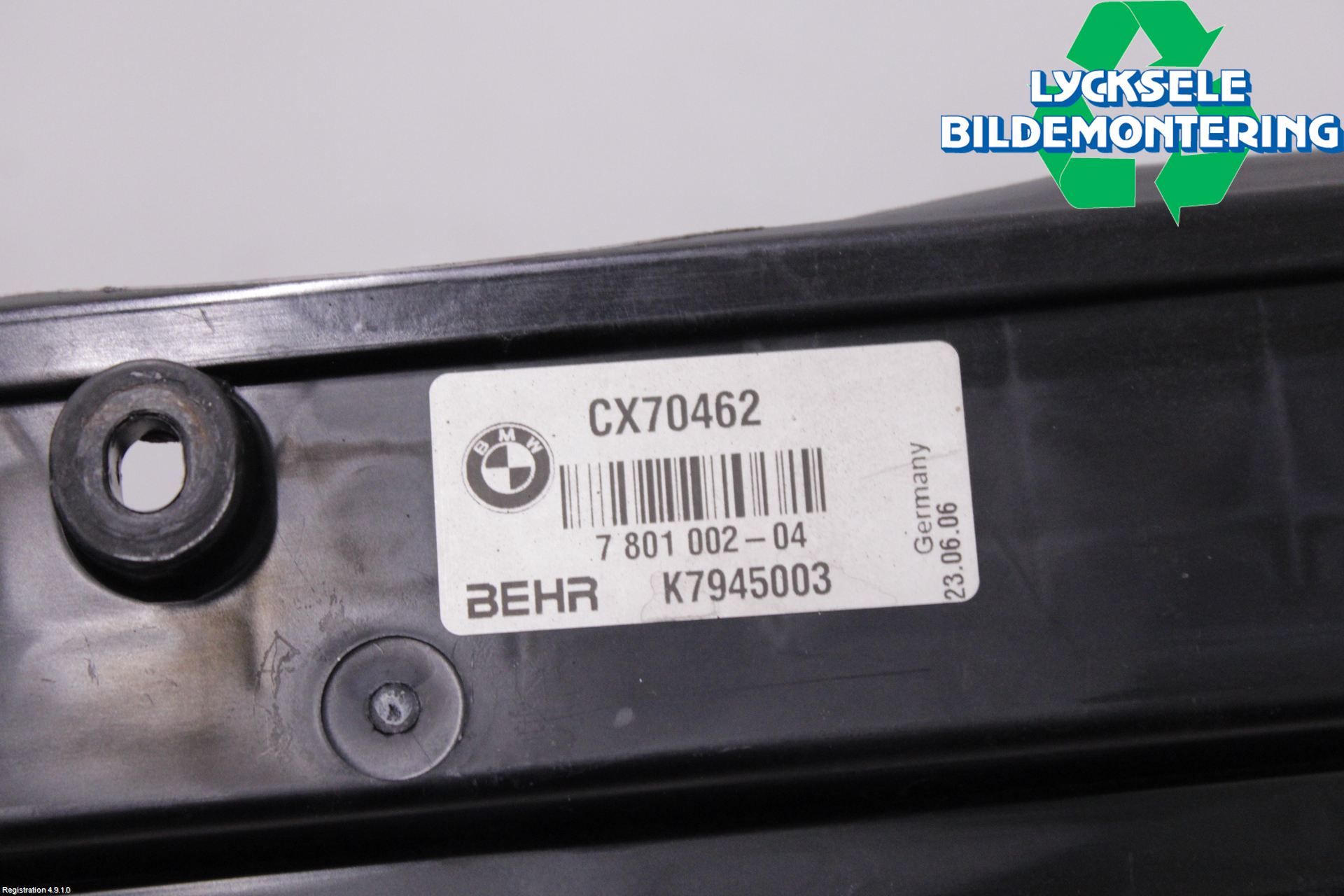 BMW 5 E60/61 Sed/Tou 02-10 Kylarfäste-Ram-Balk
