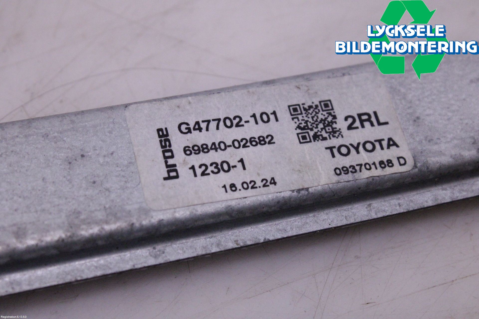 Toyota COROLLA 19- Fönsterhiss El Kompl