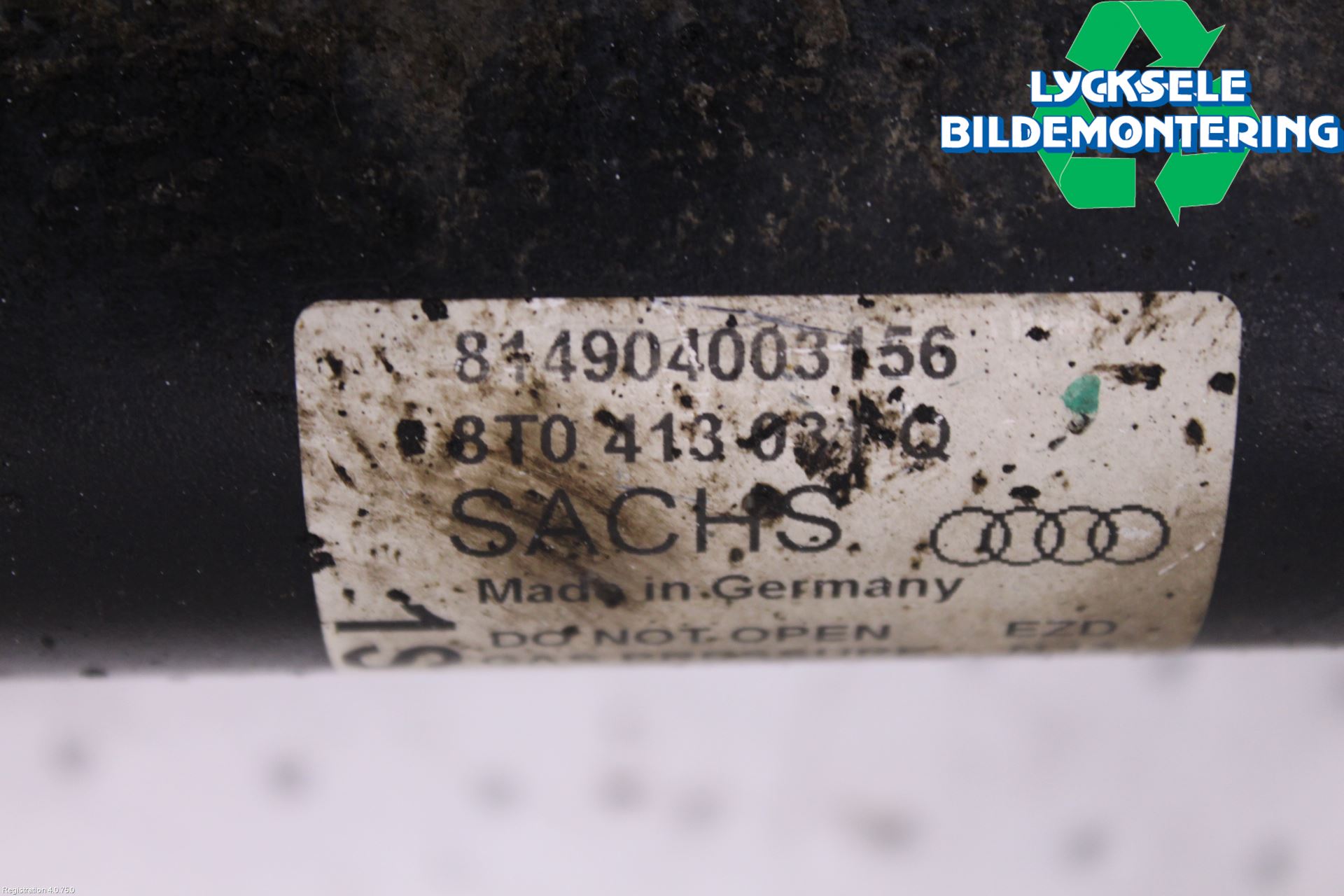 Audi A5 07-16 Fjäderben Fram Vänster