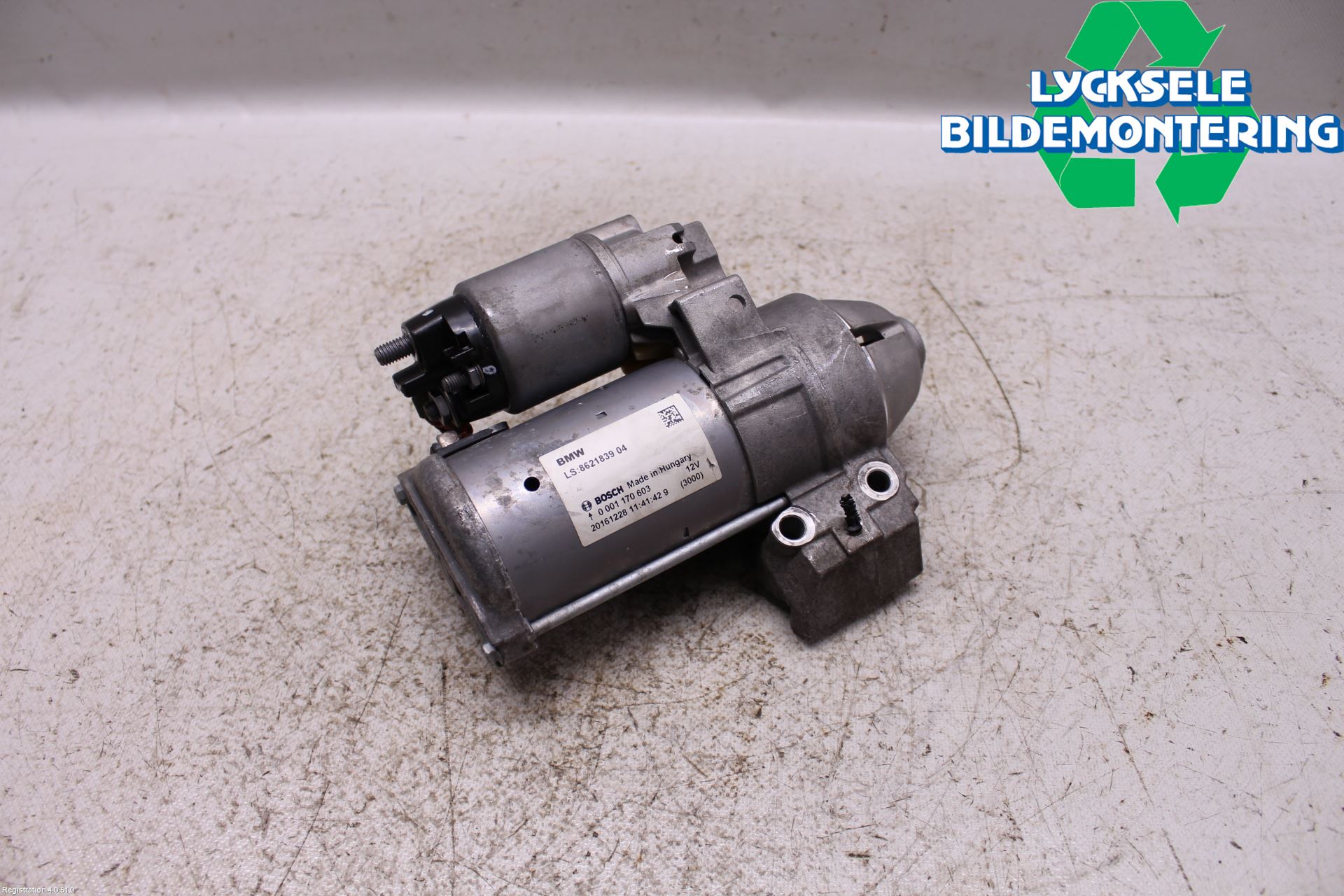 BMW 1 F20/F21 11-19 Startmotor