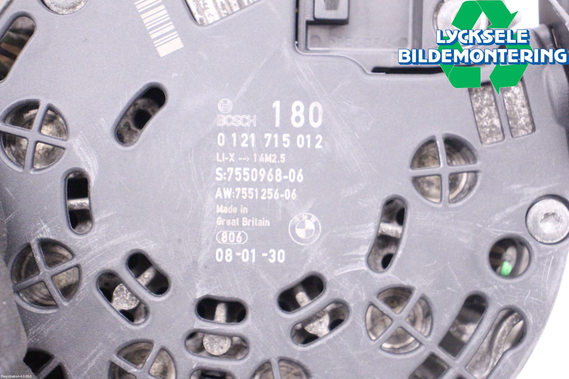 BMW 3 E90/91 SED/TOU 05-12 Generator