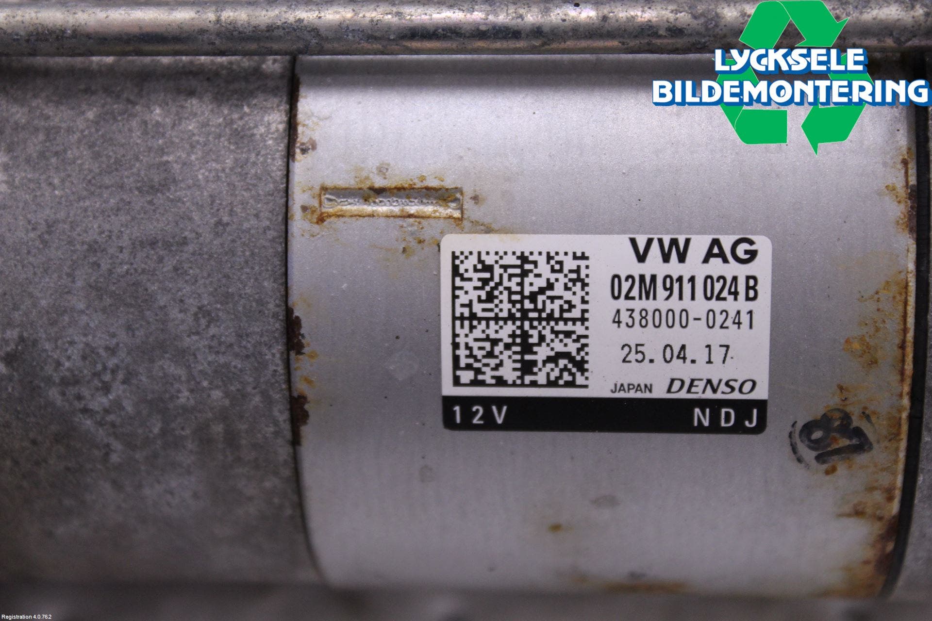 Volkswagen VW PASSAT 15-19 Startmotor Diesel